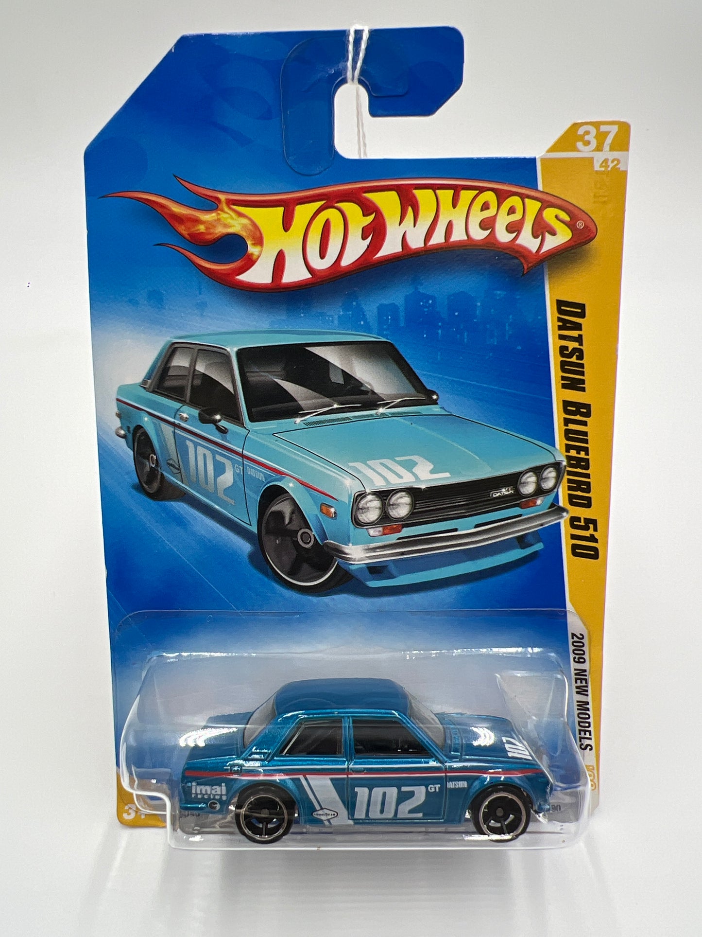 2009 Hot Wheels New Models #037 Datsun Bluebird 510 Blue SR