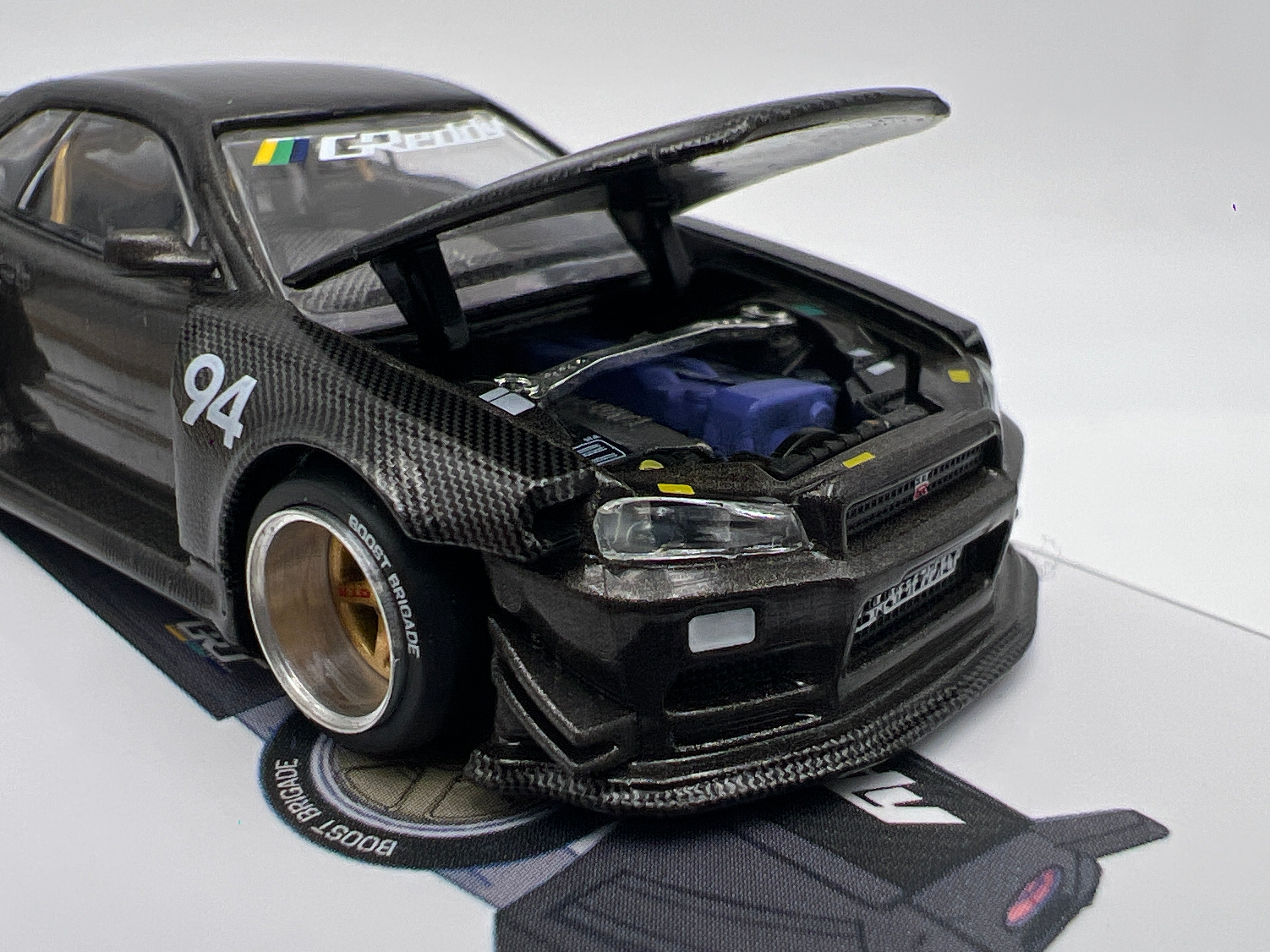Mini GT Kaido House #222 Nissan Skyline GT-R R34 Kaido Works