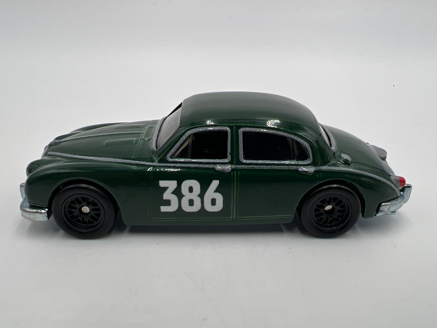Hot Wheels 1/64 Premium Jaguar MK1 Green Loose