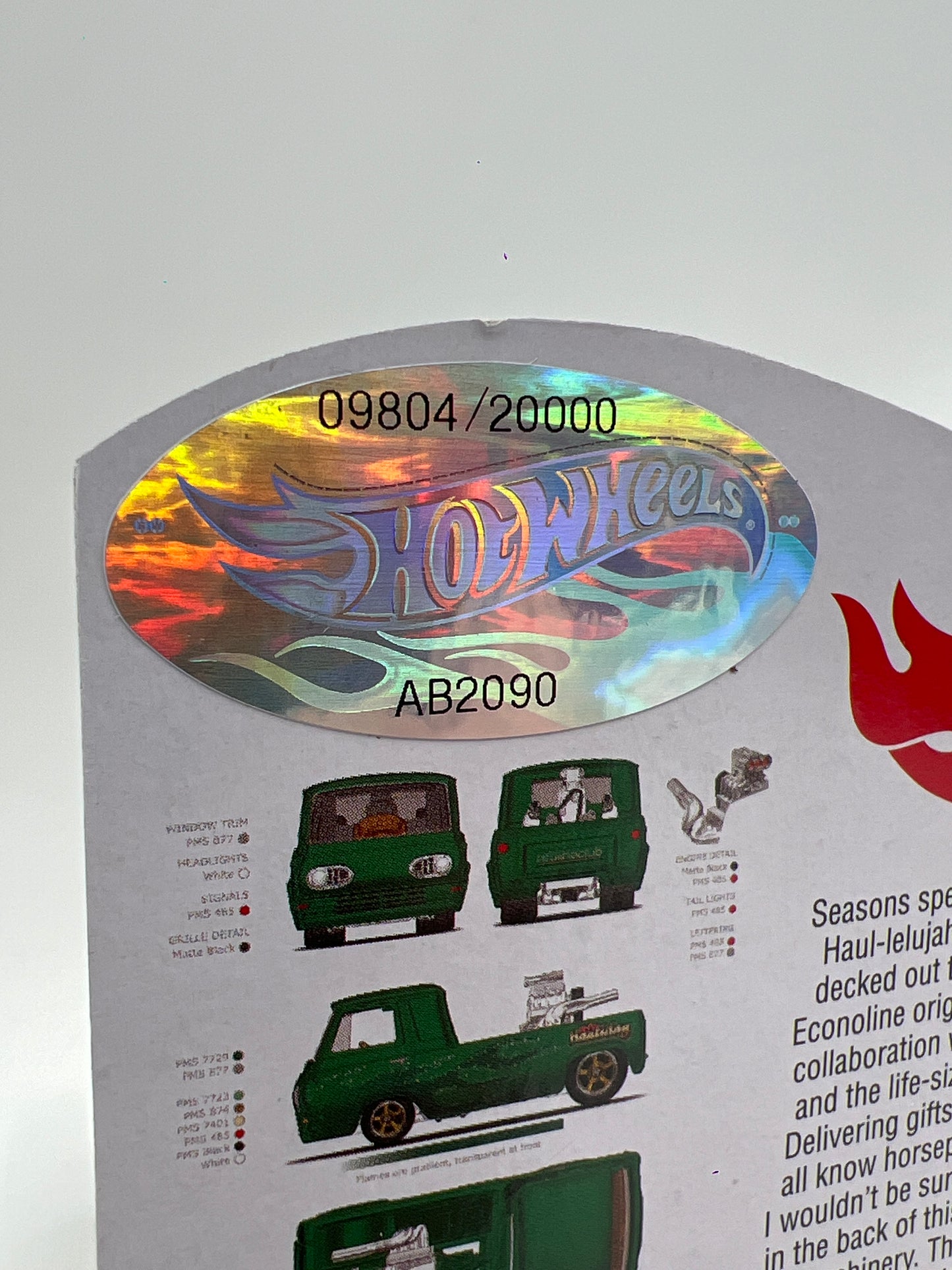 2020 Hot Wheels RLC Holiday Car Hi-Po Hauler Green Gas Monkey W/Protector