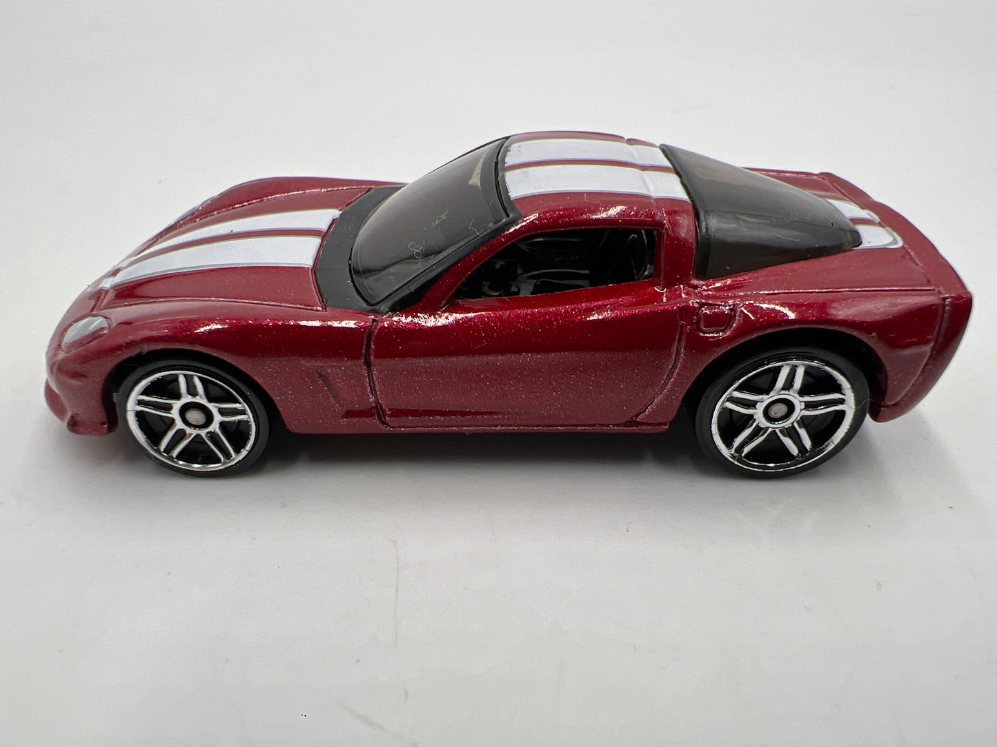 Hot Wheels 2007 Mystery Cars C6 Corvette Red Loose