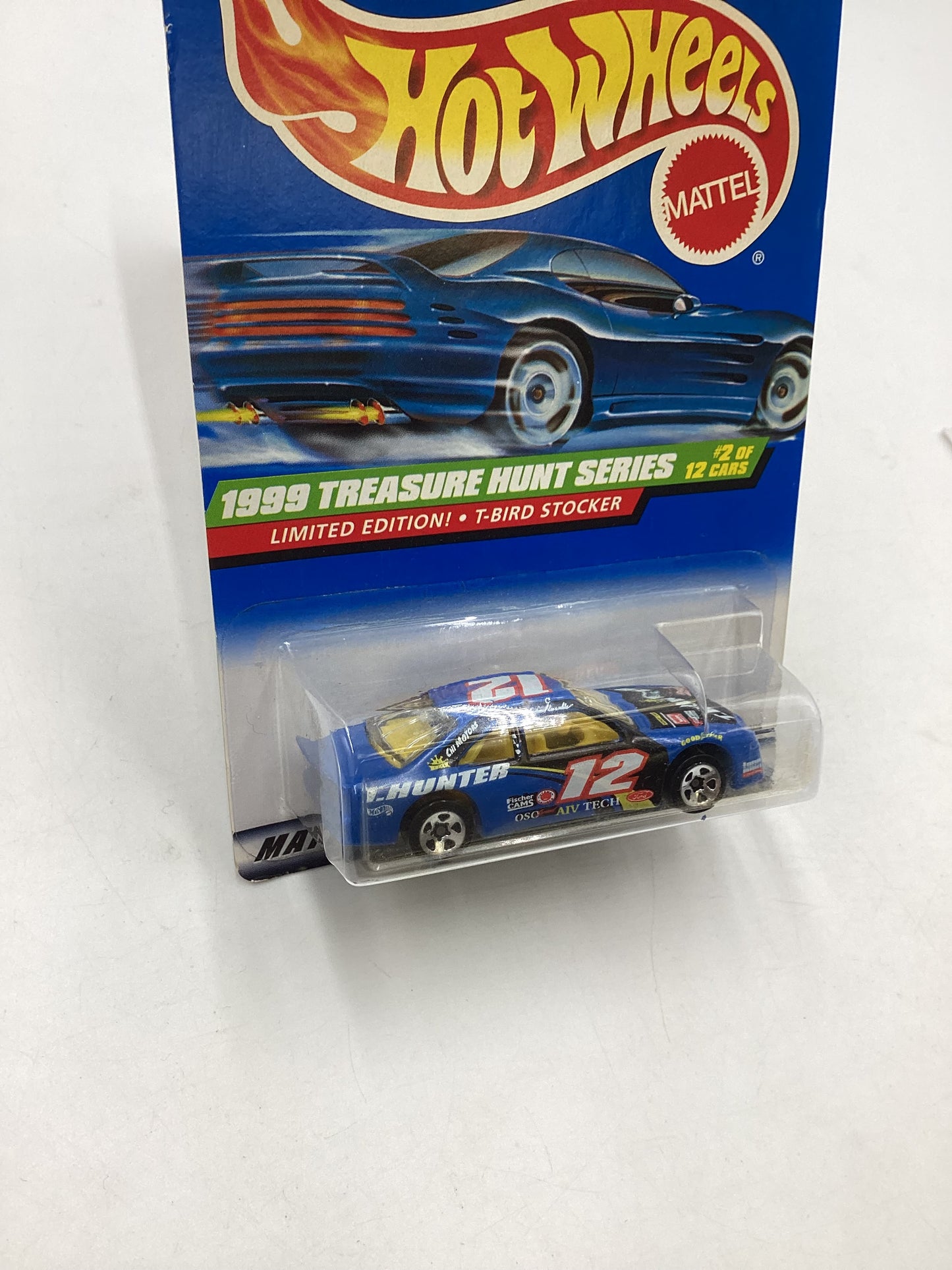 1999 Hot Wheels Treasure Hunt 2/12 T-Bird Stocker #930 275G