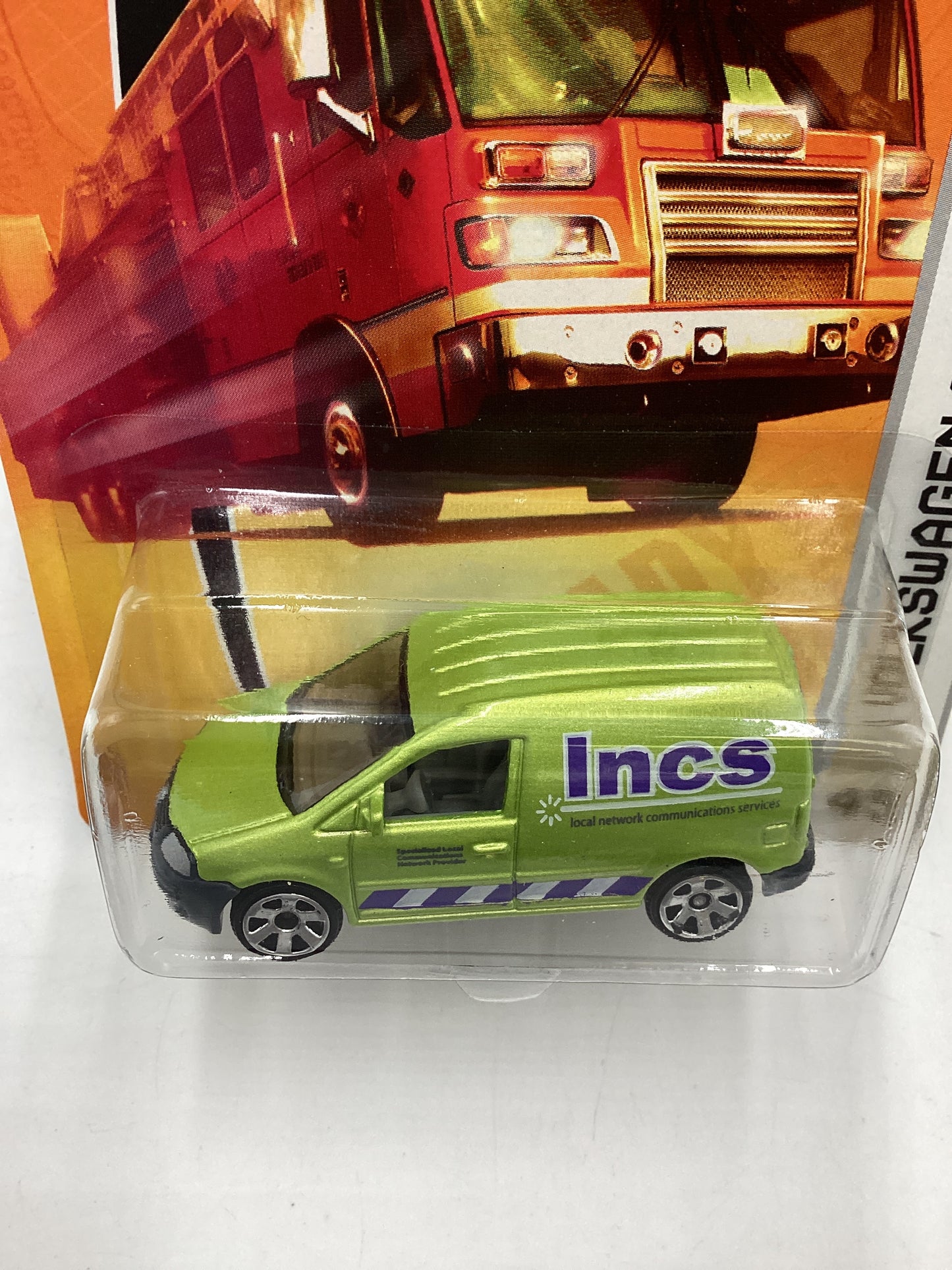 Matchbox City Action #45 Volkswagen Caddy green 207G