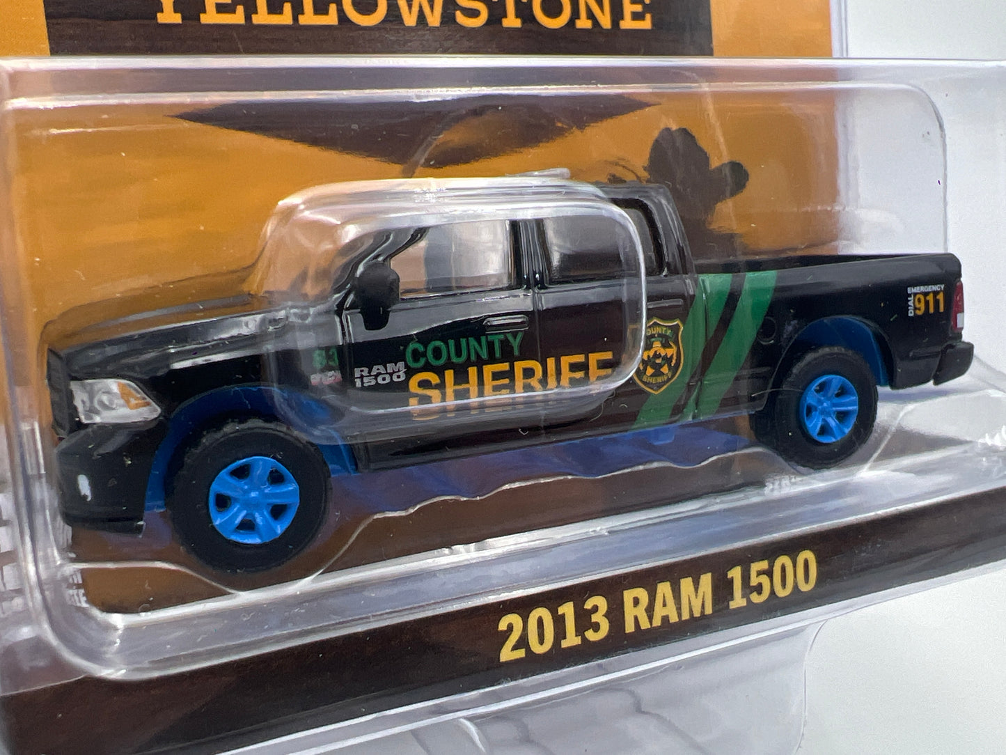 Greenlight Hollywood Series 42 Walmart CHASE Yellowstone 2013 Dodge Ram 1500 Walmart Chase