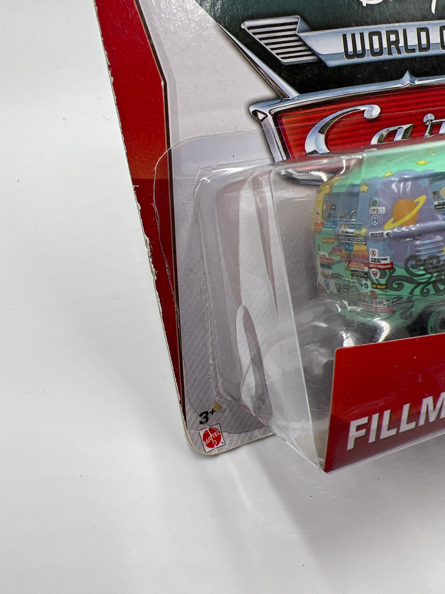 Disney Pixar The World Of Cars Radiator Springs #10 Fillmore Green Card Not Perfect 141D