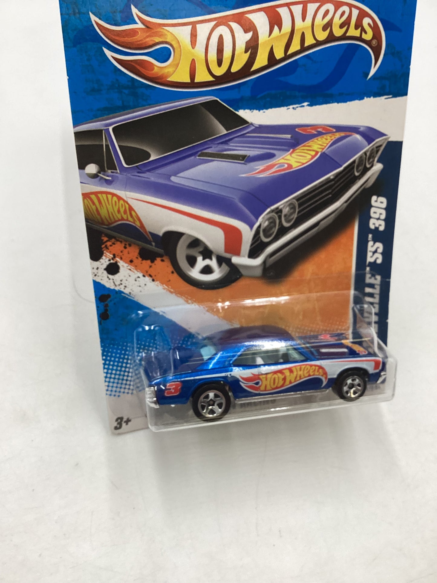 2011 Hot wheels #151 67 Chevelle SS 396 Blue 11G