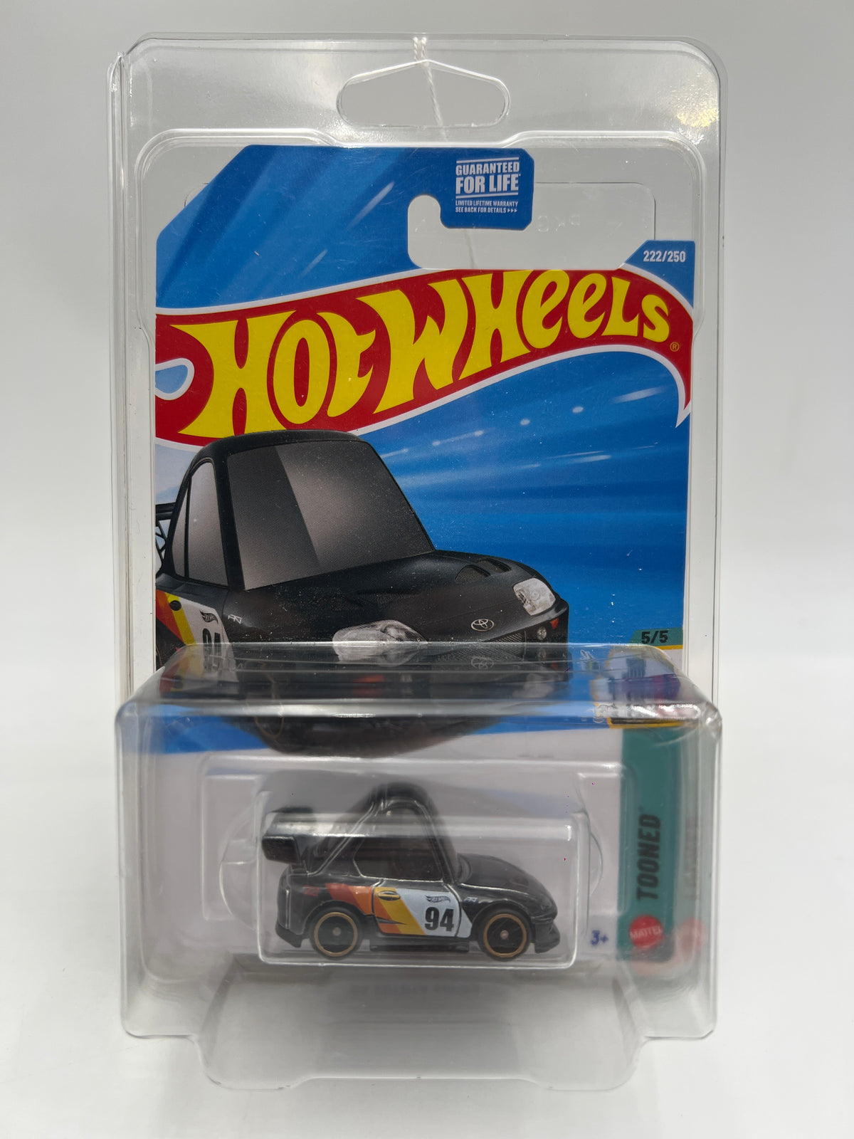 2026 Hot Wheels Super Treasure Hunt #222 94 Toyota Supra Black W/Protector