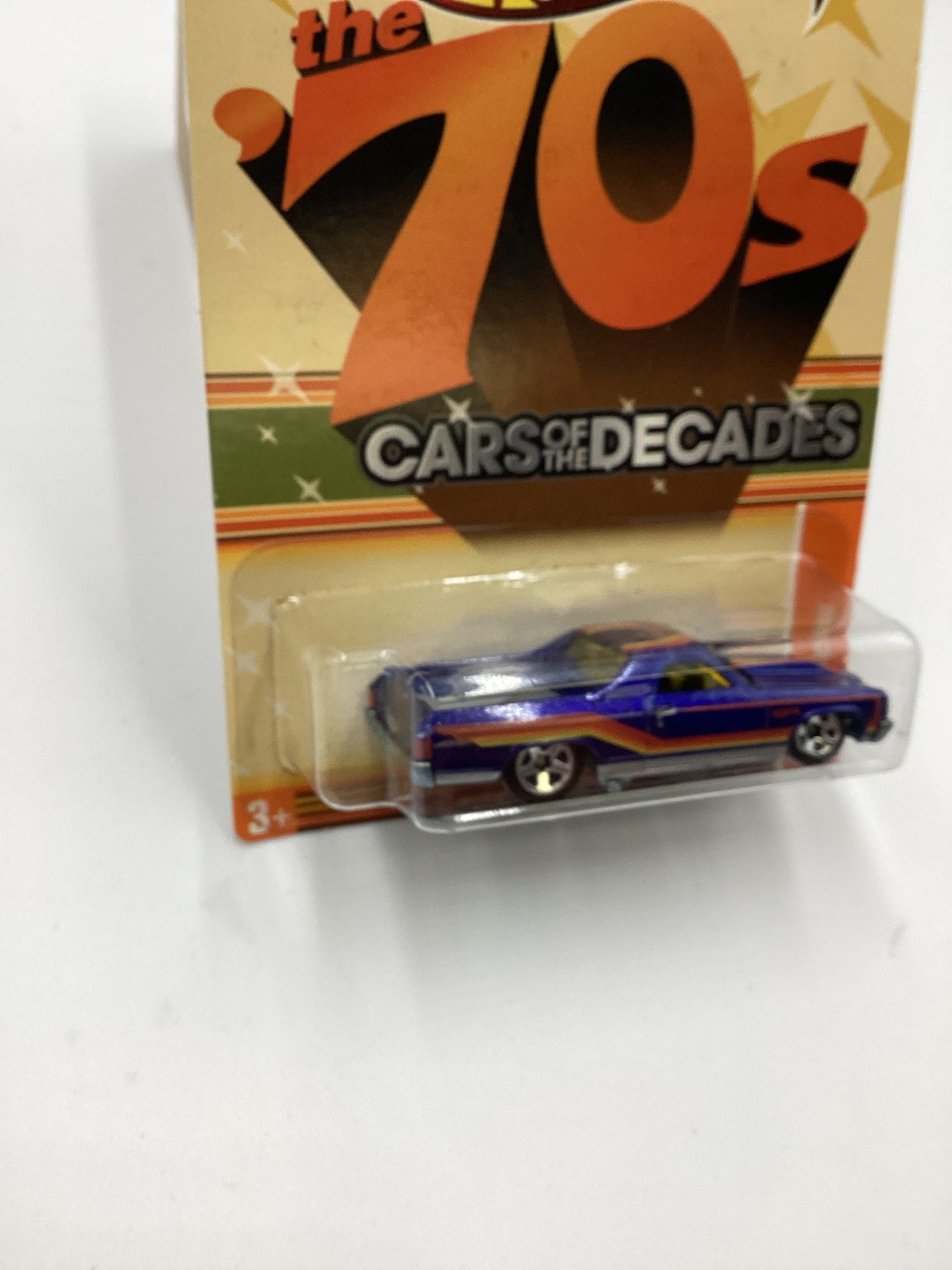 2011 Hot Wheels Cars of the Decades The 70s #20 71 EL Camino Blue