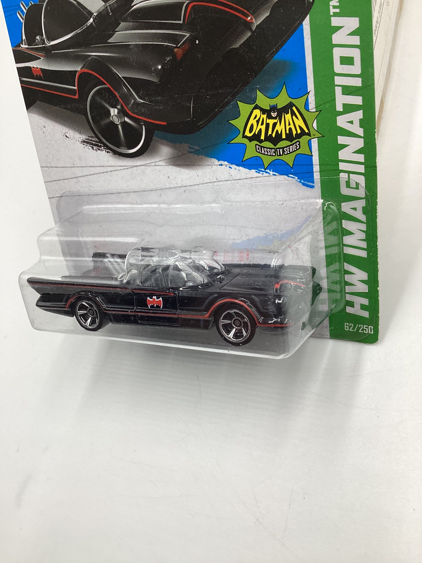 2013 Hot Wheels #62 Classic TV Series Batmobile Black