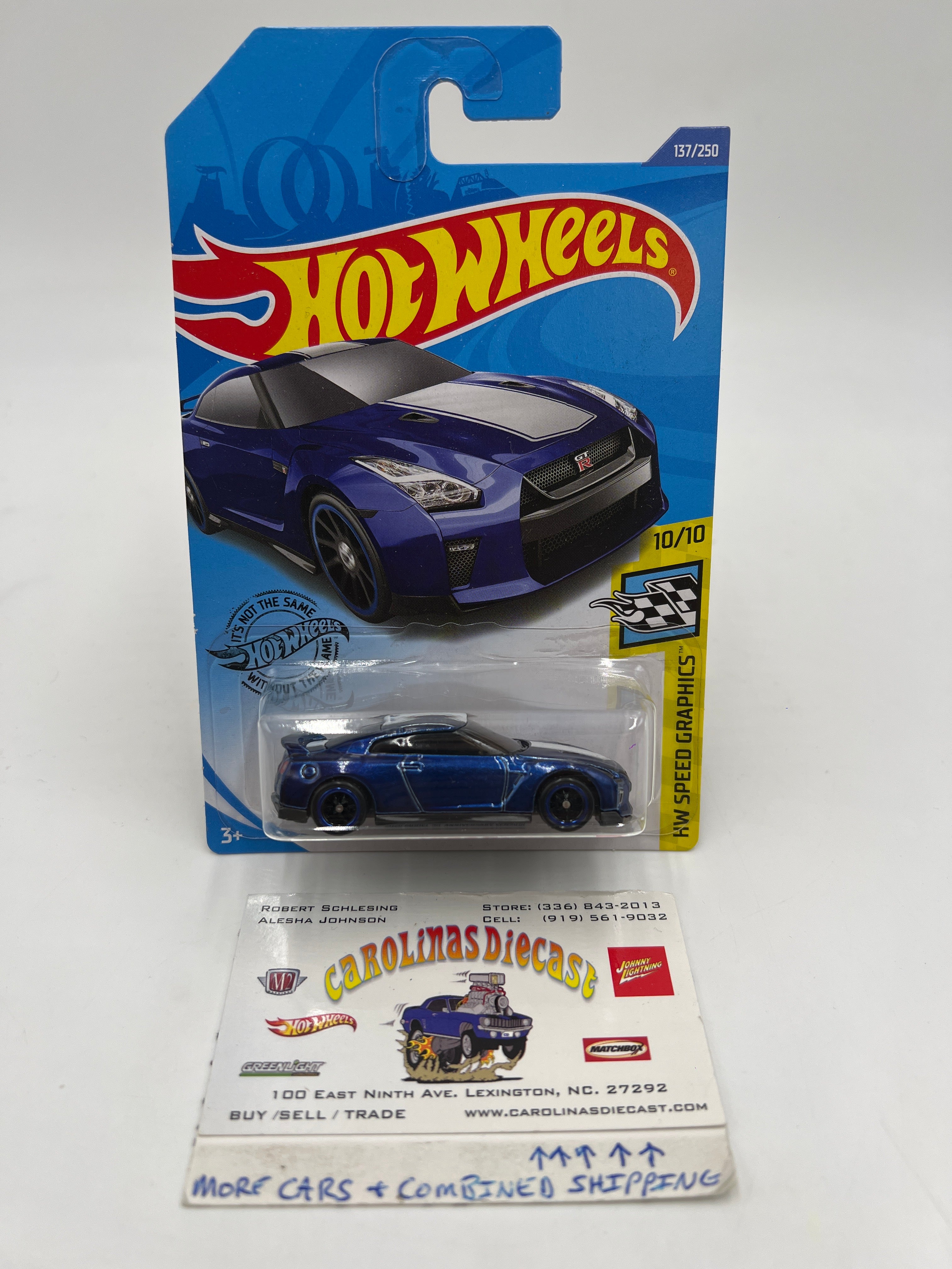 Hot Wheels ‘17 Nissan GT-R R35 STH w/o cheapest Vent US Card