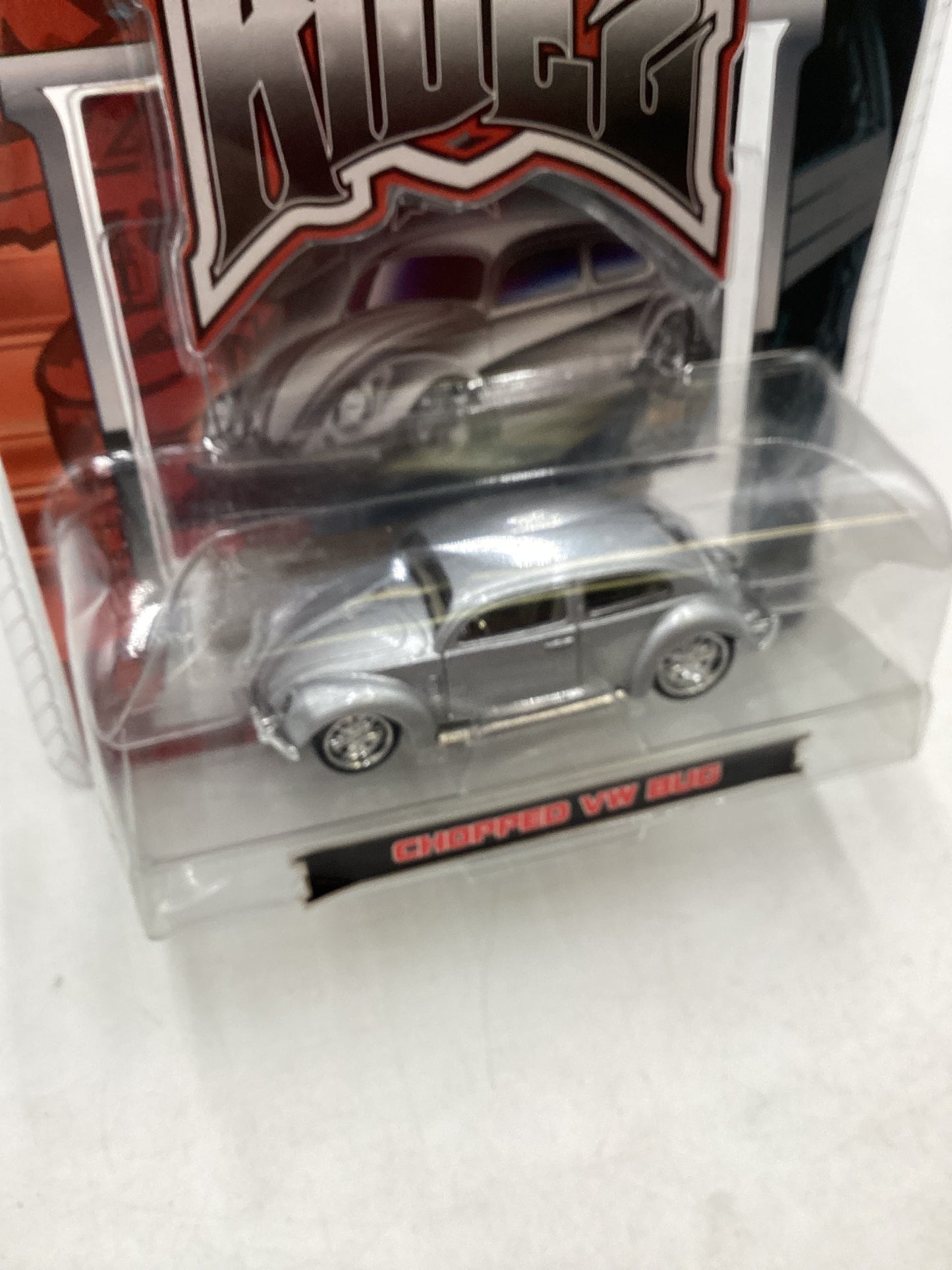 2006 Maisto Urban Diecast Collection Ridez Chopped VW Bug Silver