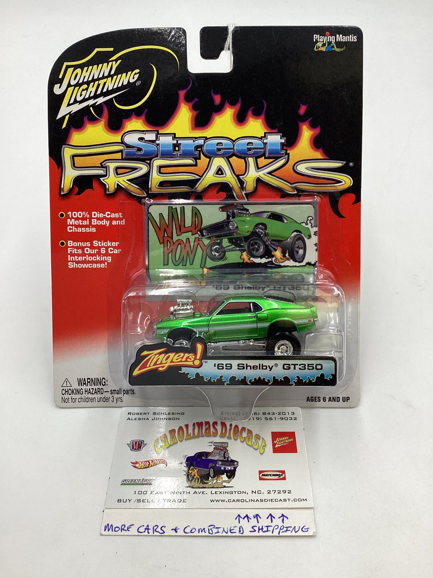 Johnny lightning Street freaks zingers 69 Shelby GT350 190E