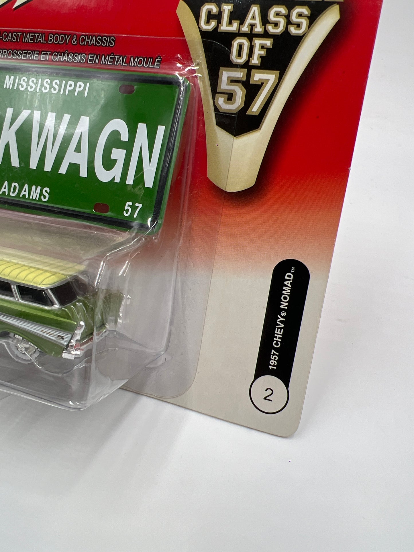 Johnny Lightning Class Of 57 #2 1957 Chevy Nomad Green 218B