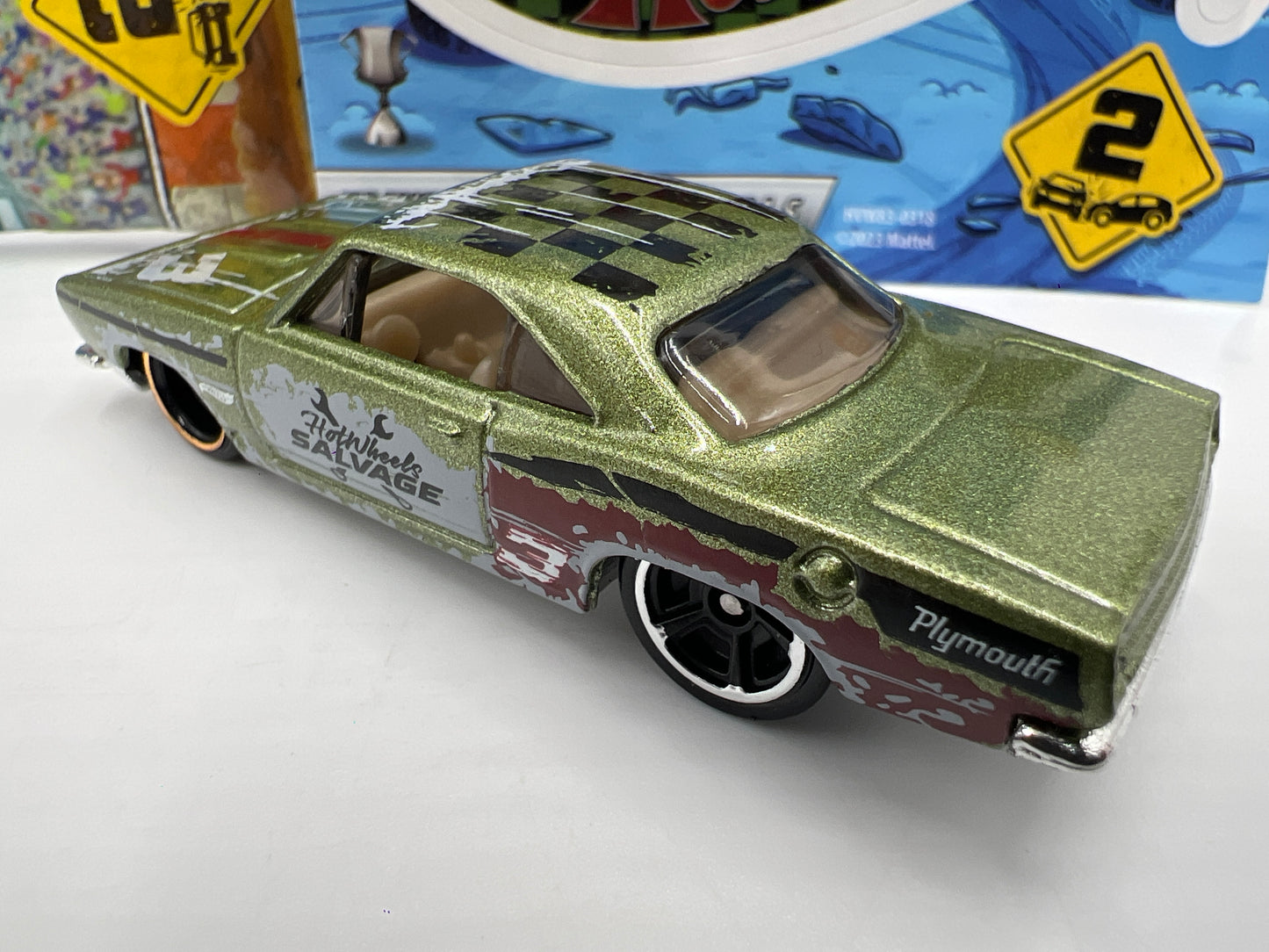 2024 Hot Wheels Mystery Models Series 2 #3 CHASE 68 Plymouth Barracuda Formula S Green