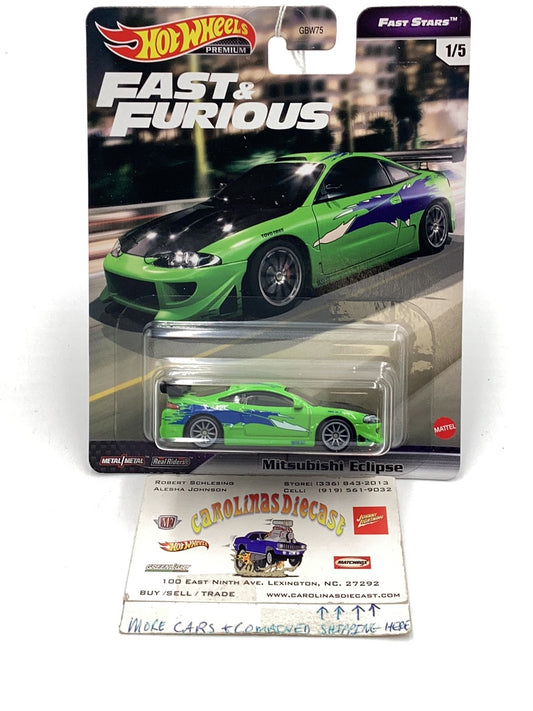 Hot wheels fast and furious Fast Stars 1/5 Mitsubishi Eclipse 249B
