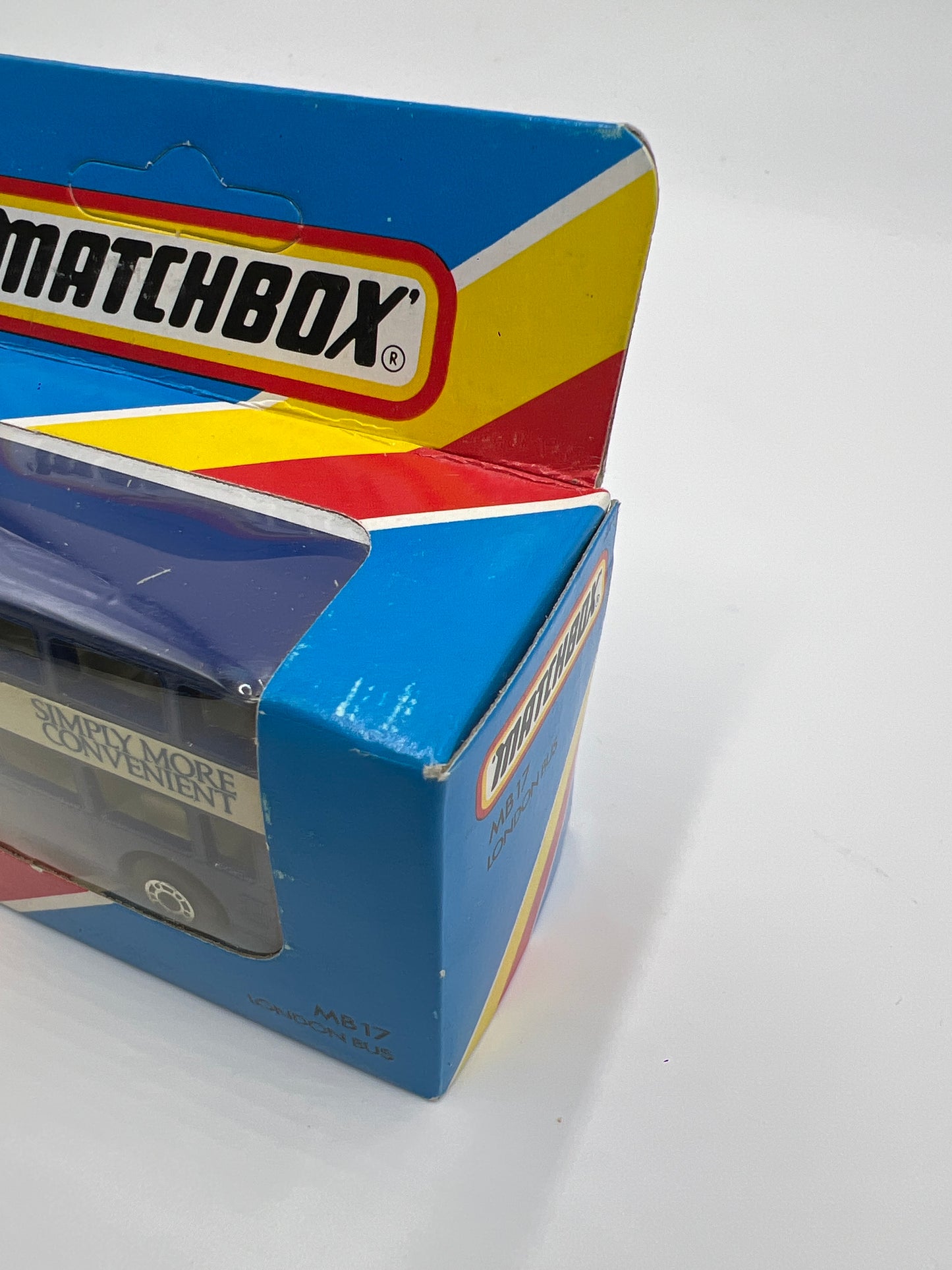 Matchbox Unpunched #17 National Girobank London Bus Blue