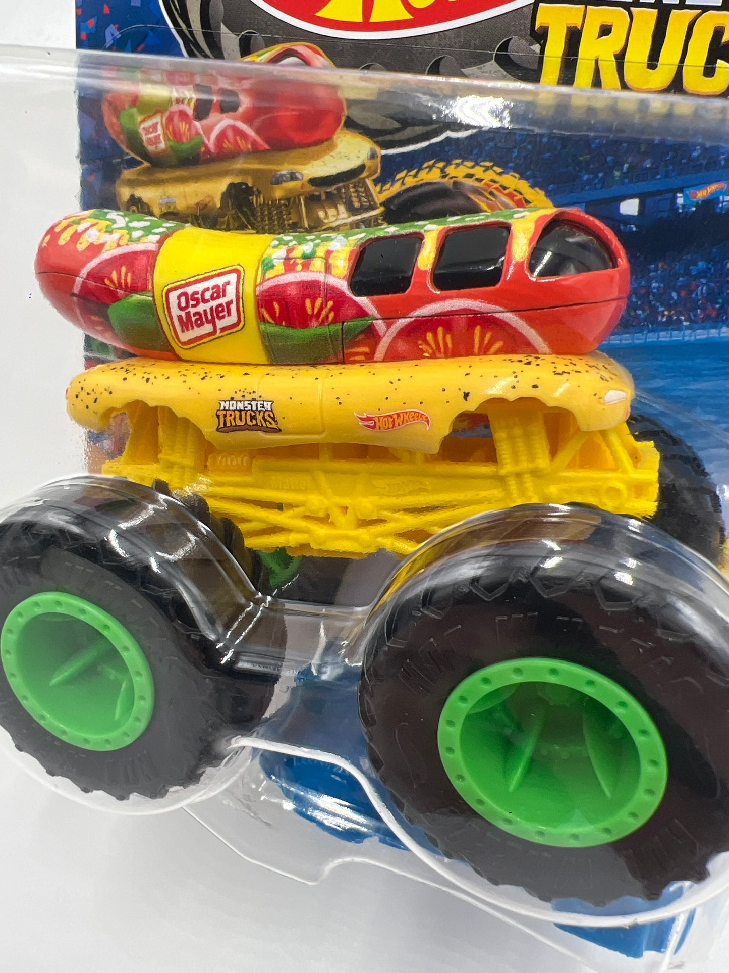 2025 Hot Wheels Monster Trucks Snack Pack #3 Oscar Mayer Wienermobile 125D