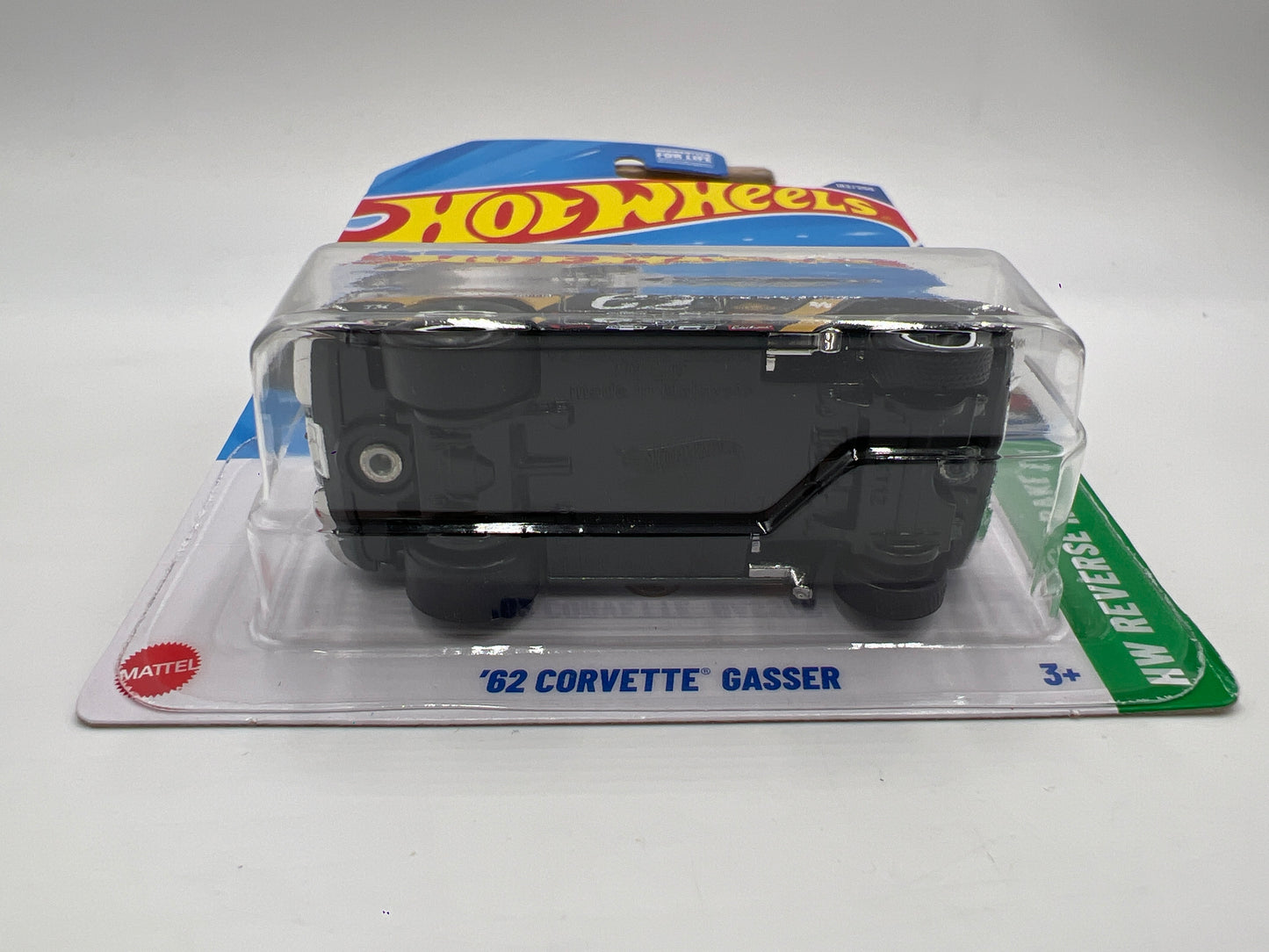 2025 Hot Wheels J Case Super Treasure Hunt #182 62 Corvette Gasser W/Protector