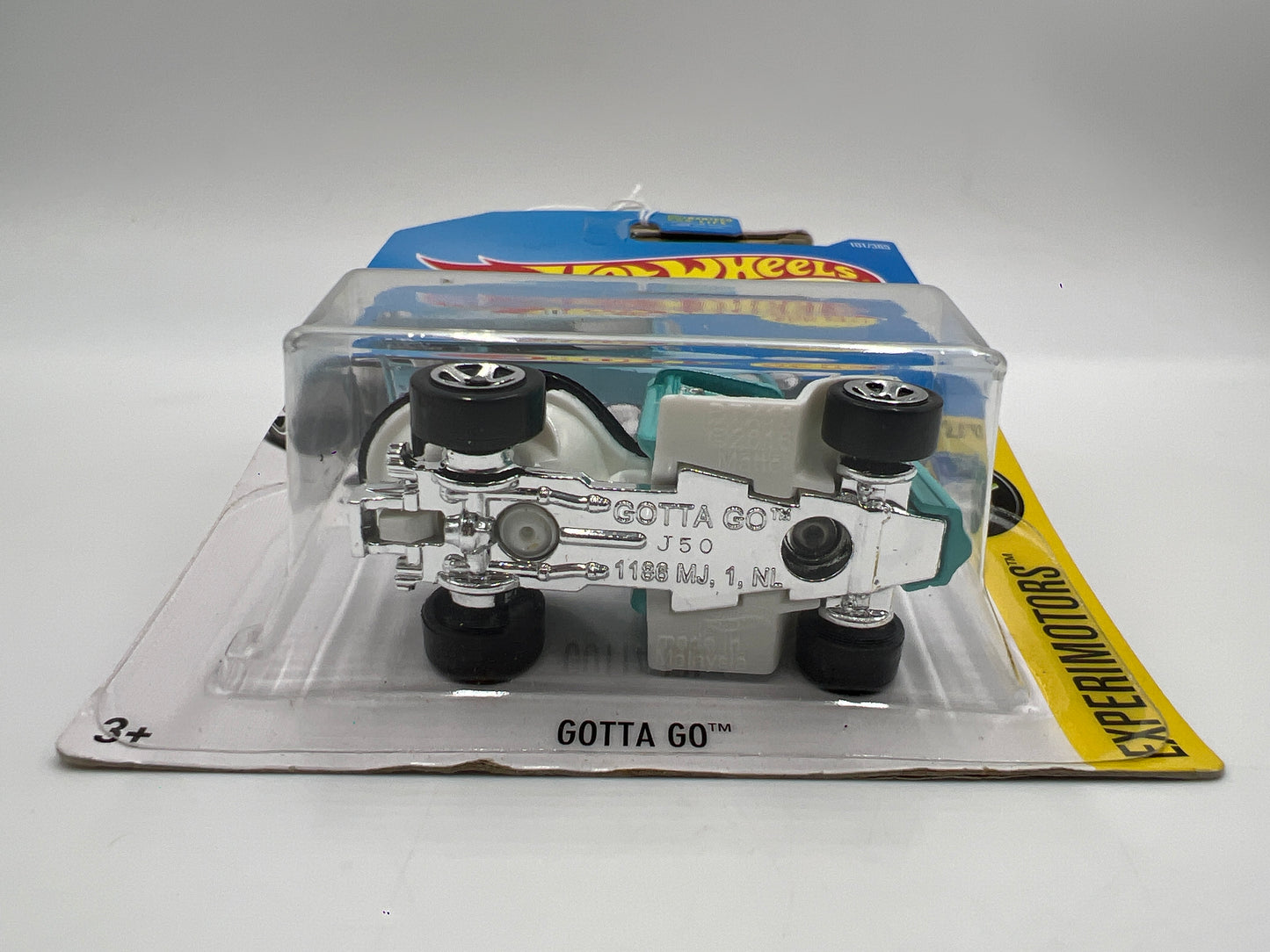 2017 Hot Wheels Experimotors #101 Gotta Go Blue 120H