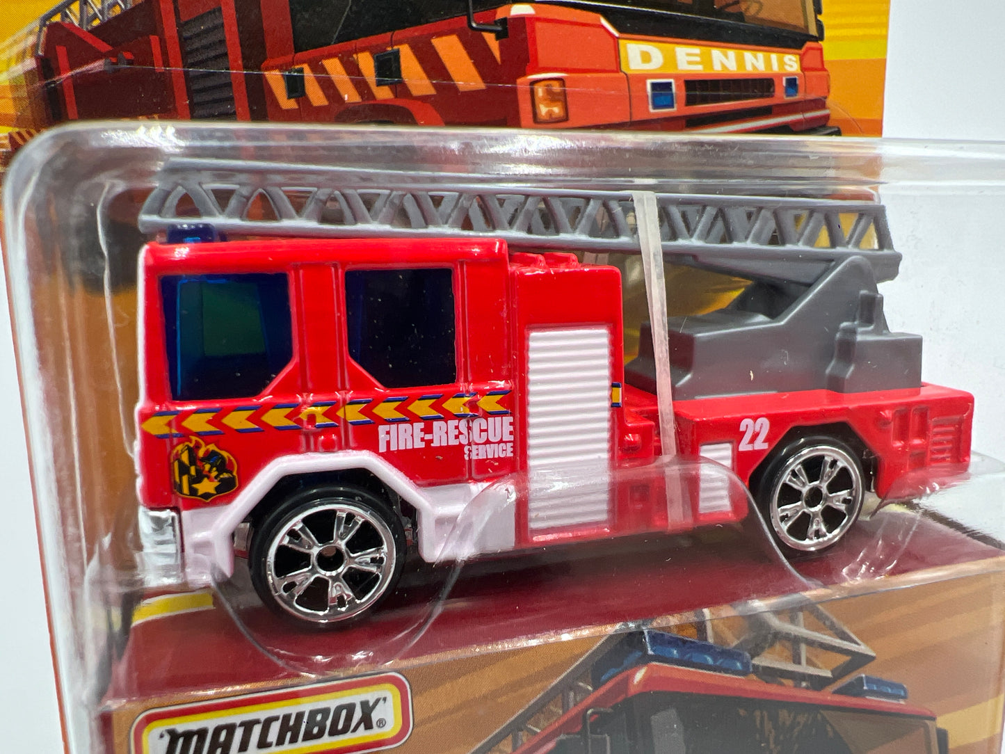Matchbox Superfast #11 Dennis Sabre Fire Truck Red 169i