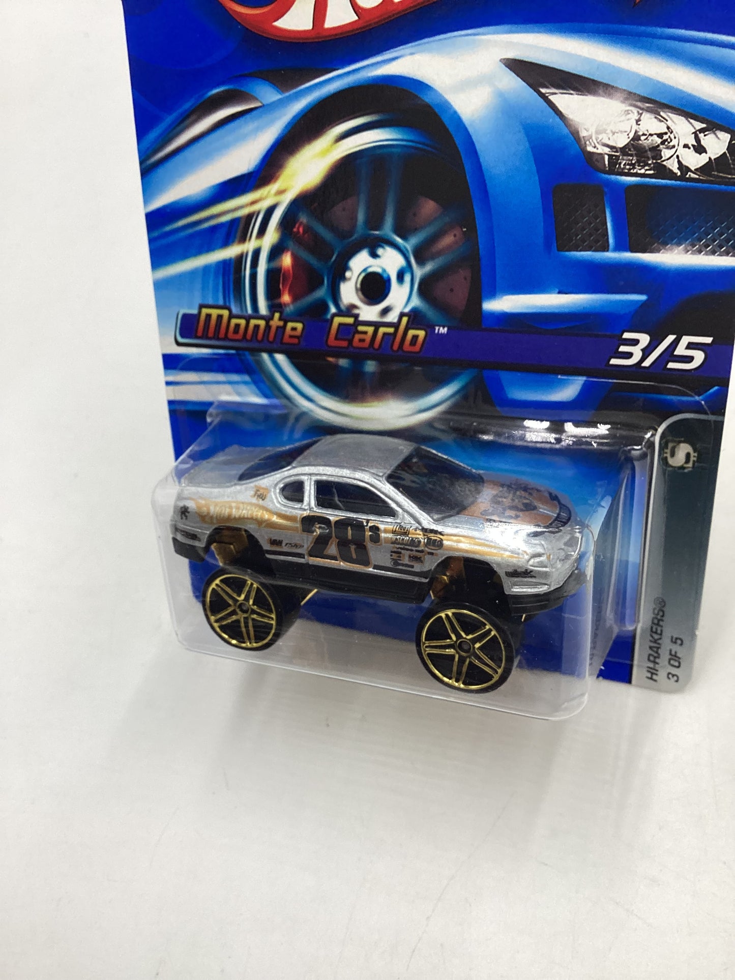 2006 Hot Wheels #103 Hi Rakers Monte Carlo Silver 18E