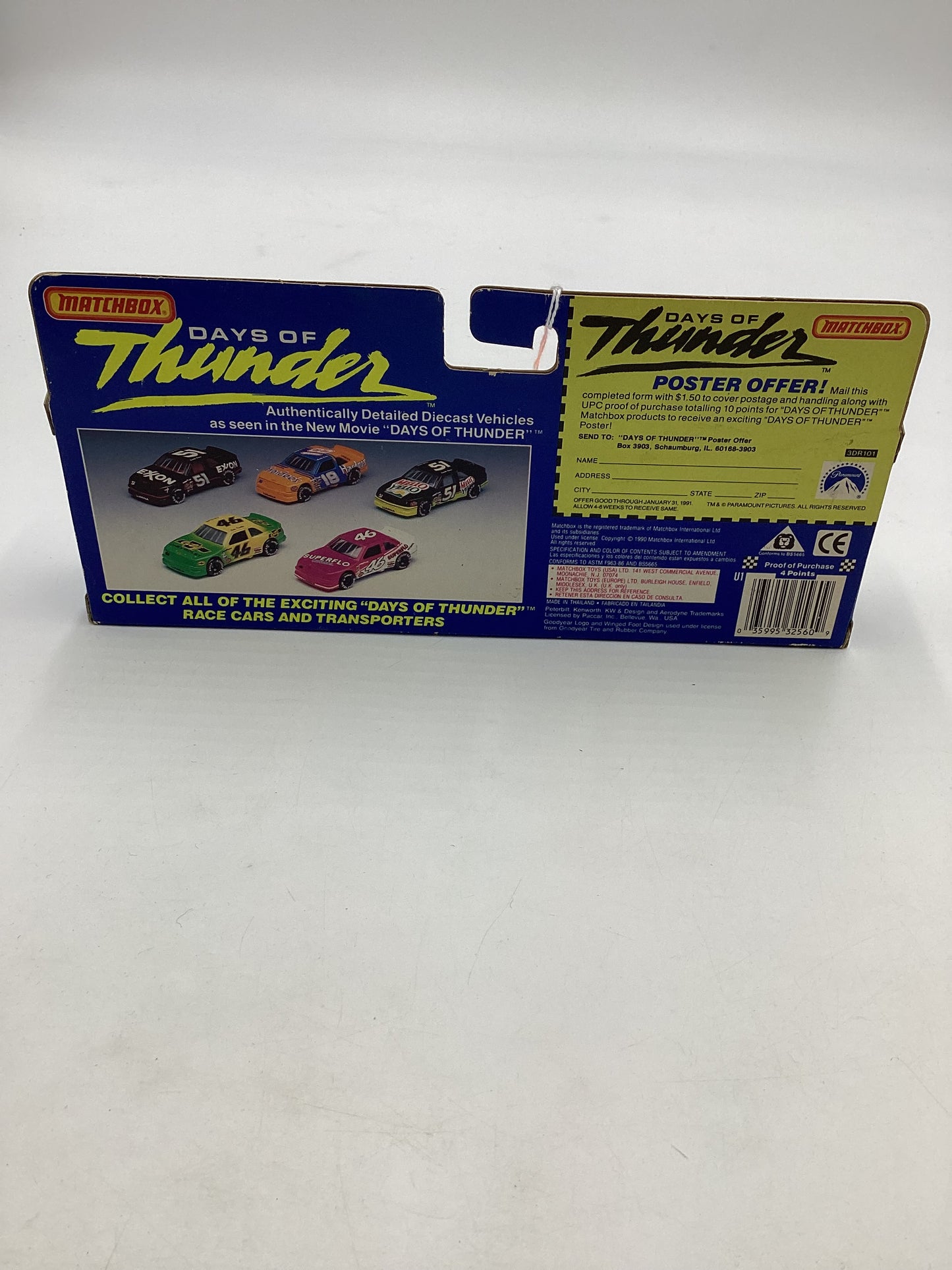 Matchbox Days of Thunder #32560 Team Transports Hardees SR