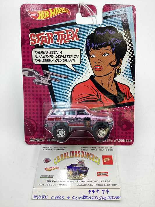 Hot wheels Pop Culture Star Trek 1988 Jeep Wagoneer Purple Vein Bottom Left 267A