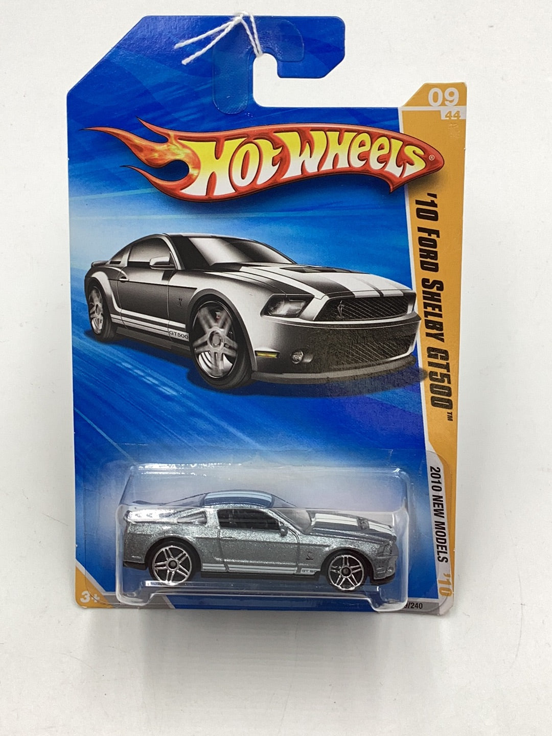 2010 Hot wheels #9 10 Ford Shelby GT500 silver