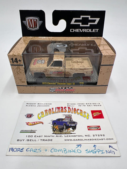 2025 M2 Machines Auto-Thentics 1973 Chevrolet Cheyenne Super 10 Speed Dawg R100