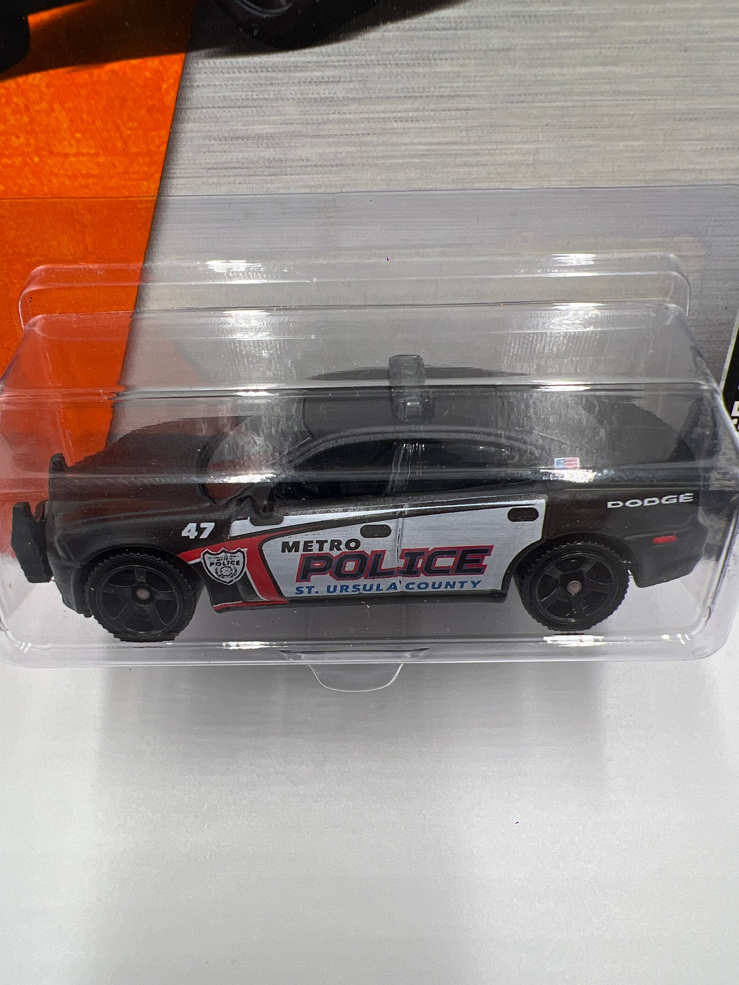 Matchbox MBX Heroic Rescue #64 Dodge Charger Pursuit Black 206F