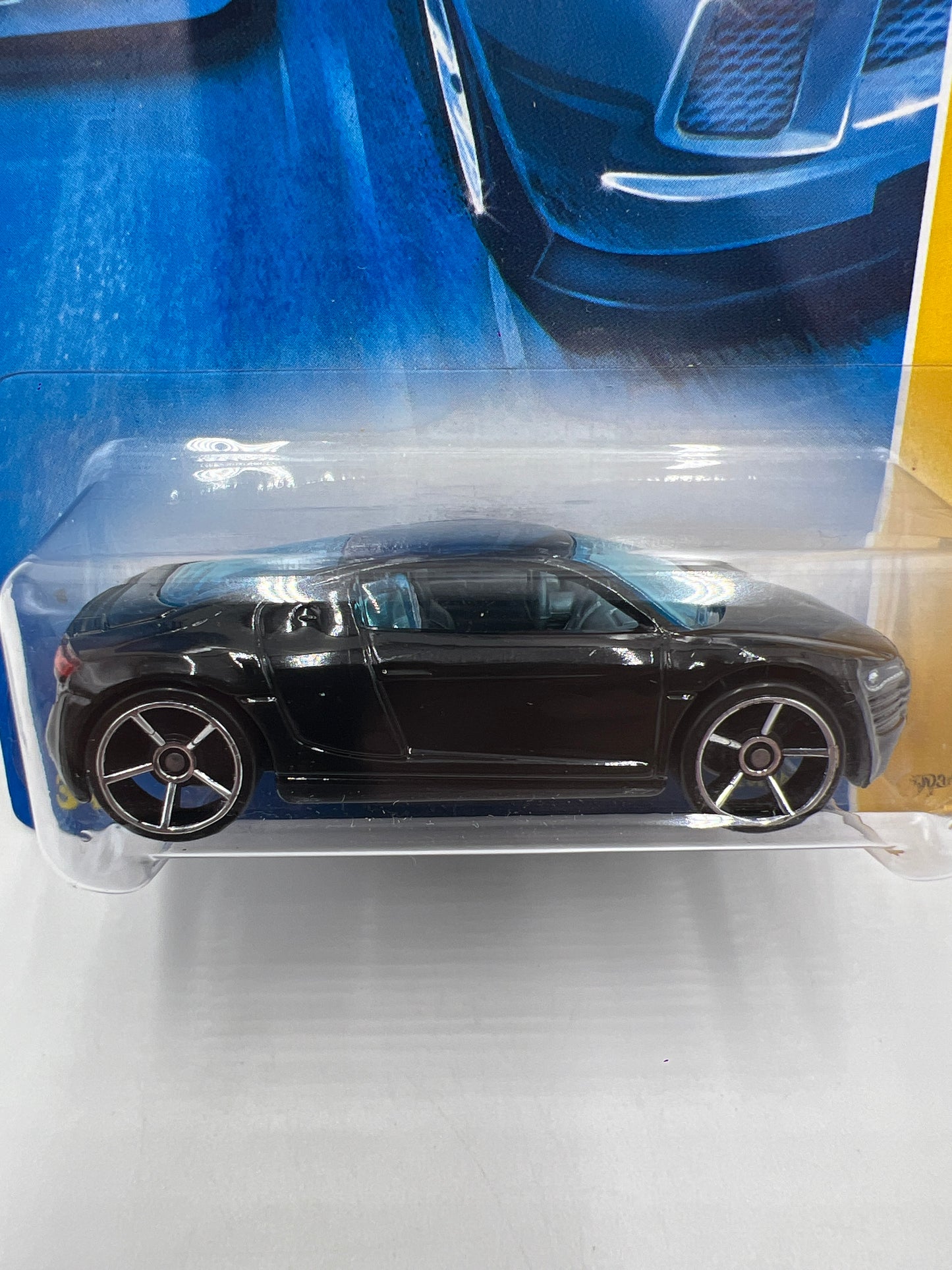2008 Hot Wheels New Models #3 Audi R8 Black OH5 Wheels 108A