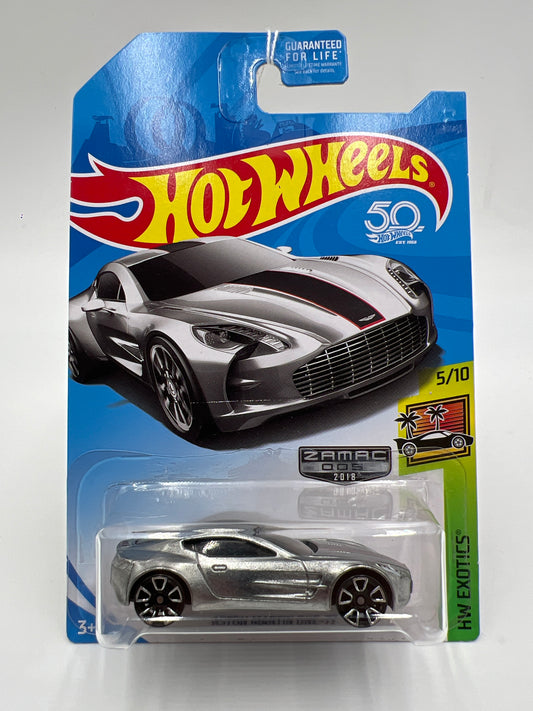 2018 Hot Wheels Walmart Exclusive Zamac 5 Aston Martin One-77