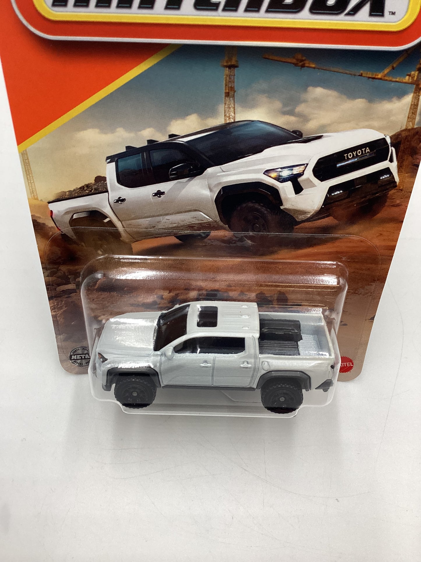 2025 Matchbox #65 2024 Toyota Tacoma White 213C