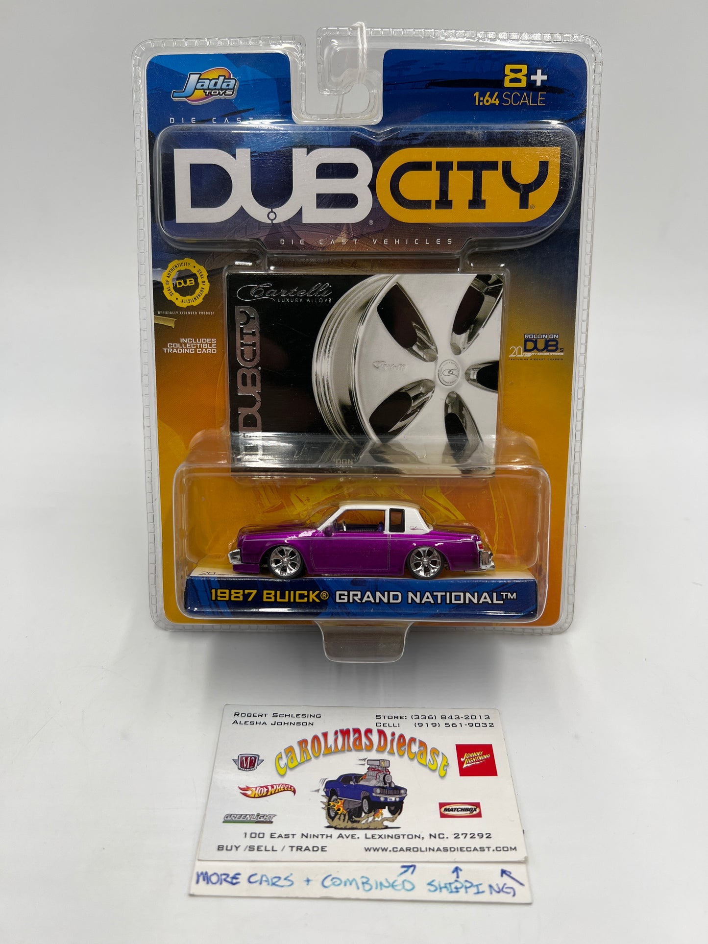 Jada 1/64 Dub City #62 Don 1987 Buick Grand National Purple 181B