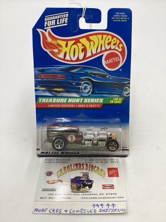 1998 Hot Wheels Treasure Hunt 12/12 Way 2 Fast #760 277F