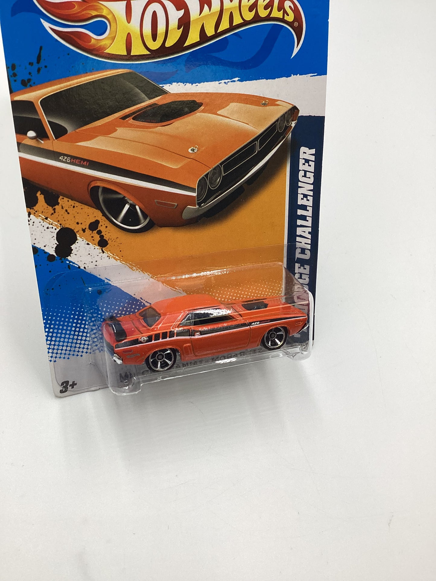 2012 Hot Wheels Muscle Mania Mopar #82 71 Dodge Challenger Orange 55E