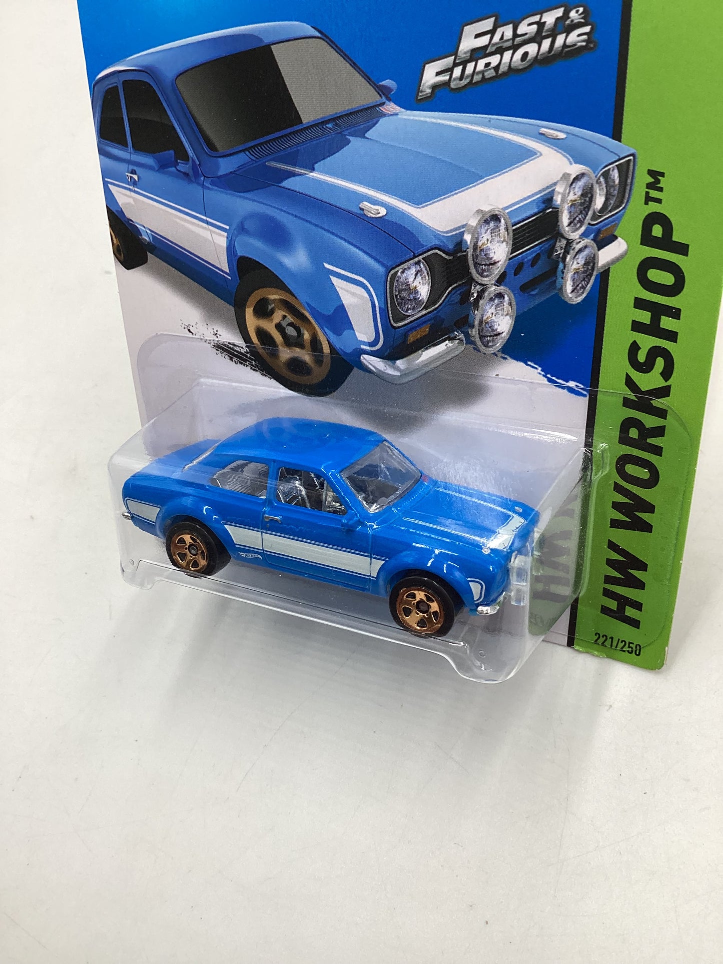 2015 Hot Wheels Workshop #221 70 Ford Escort RS 1600 F&F 70C