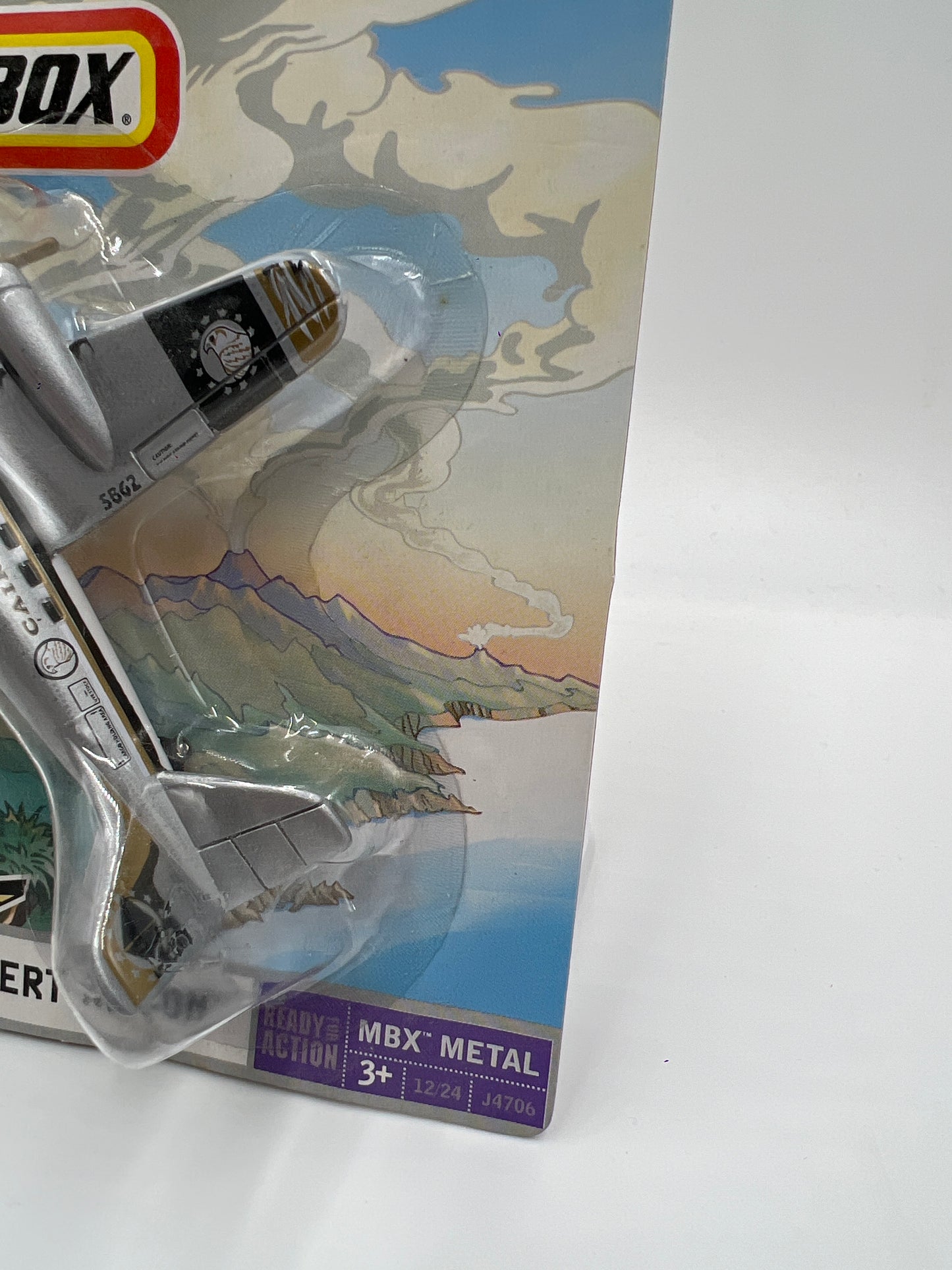 Matchbox Sky Busters MBX Metal #12 Desert Recon Silver
