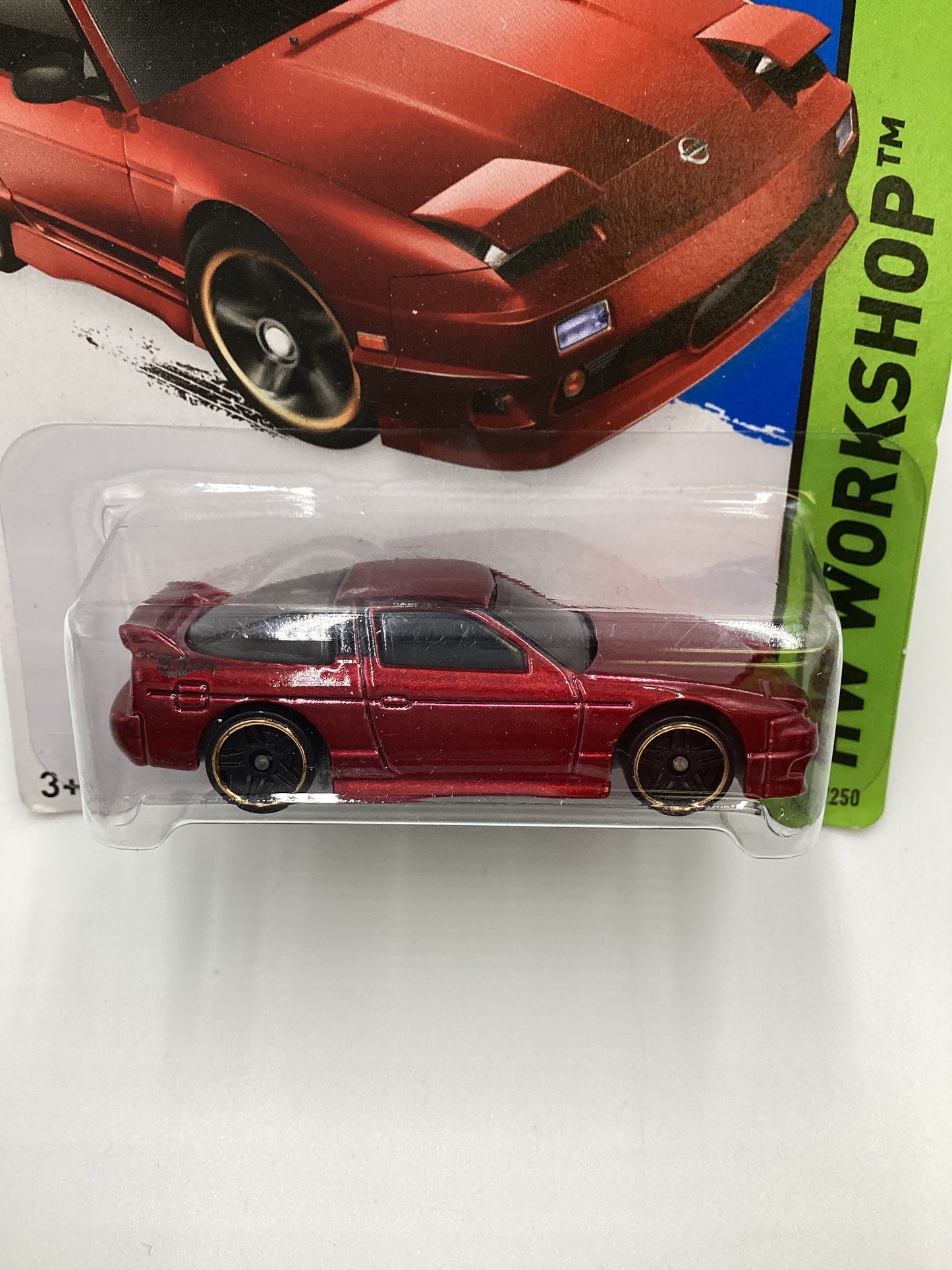 2015 Hot Wheels #205 96 Nissan 180SX Type X Red 80A