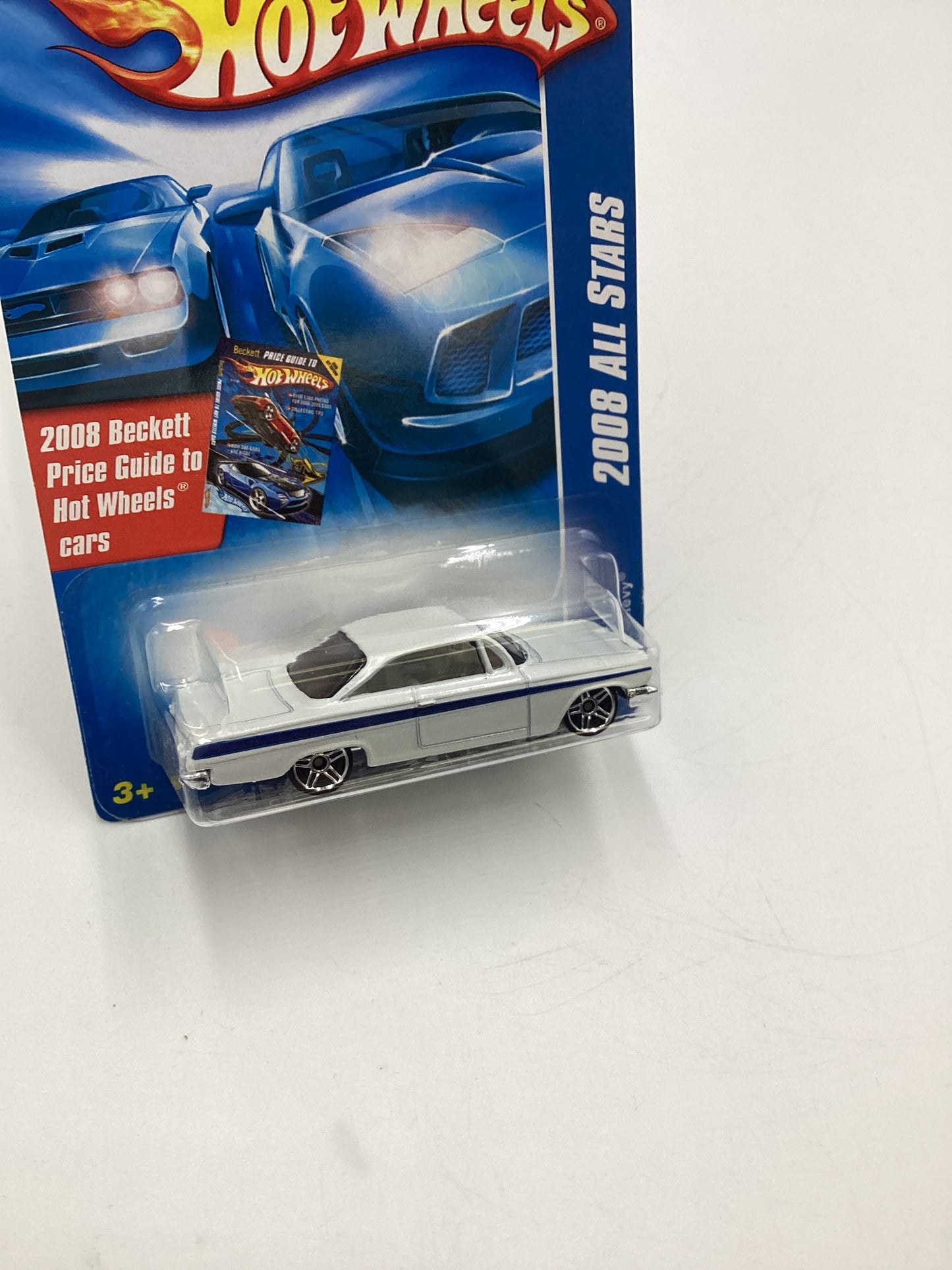 2008 Hot Wheels All Stars #76 62 Chevy White 14H