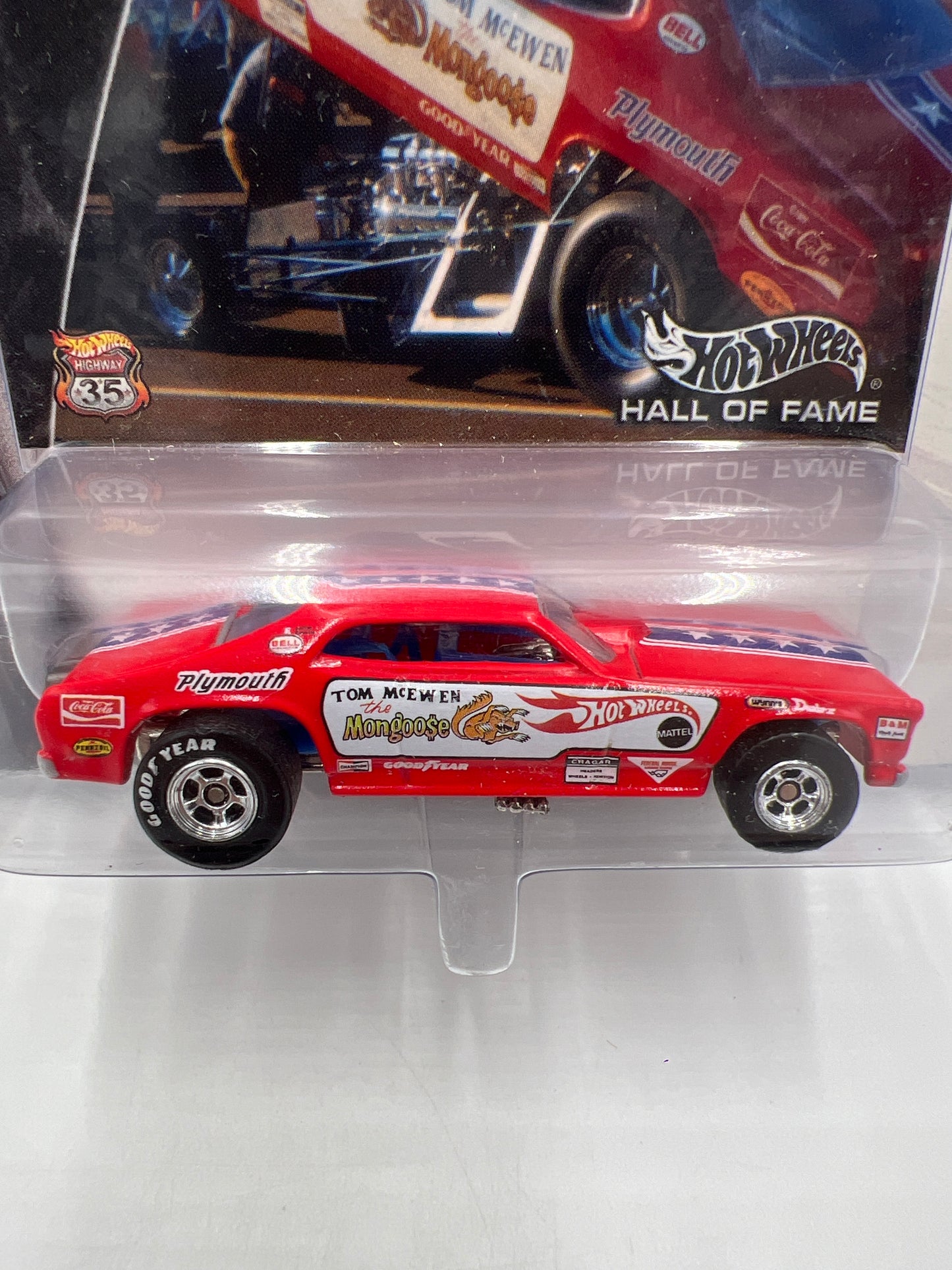 Hot Wheels Hall of Fame Milestone Moments Mongoose vs. Snake The Mongoose Red