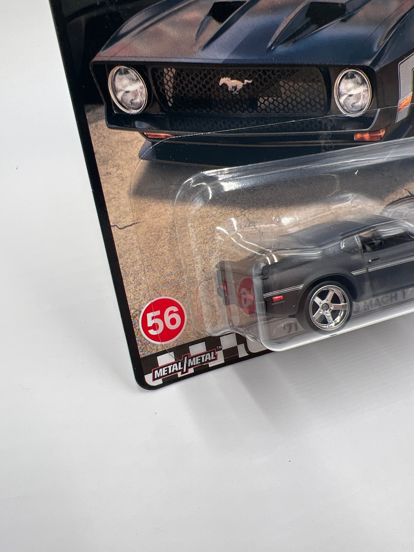 Hot Wheels Premium Boulevard #56 71 Mustang Mach 1 Matte Black 265B