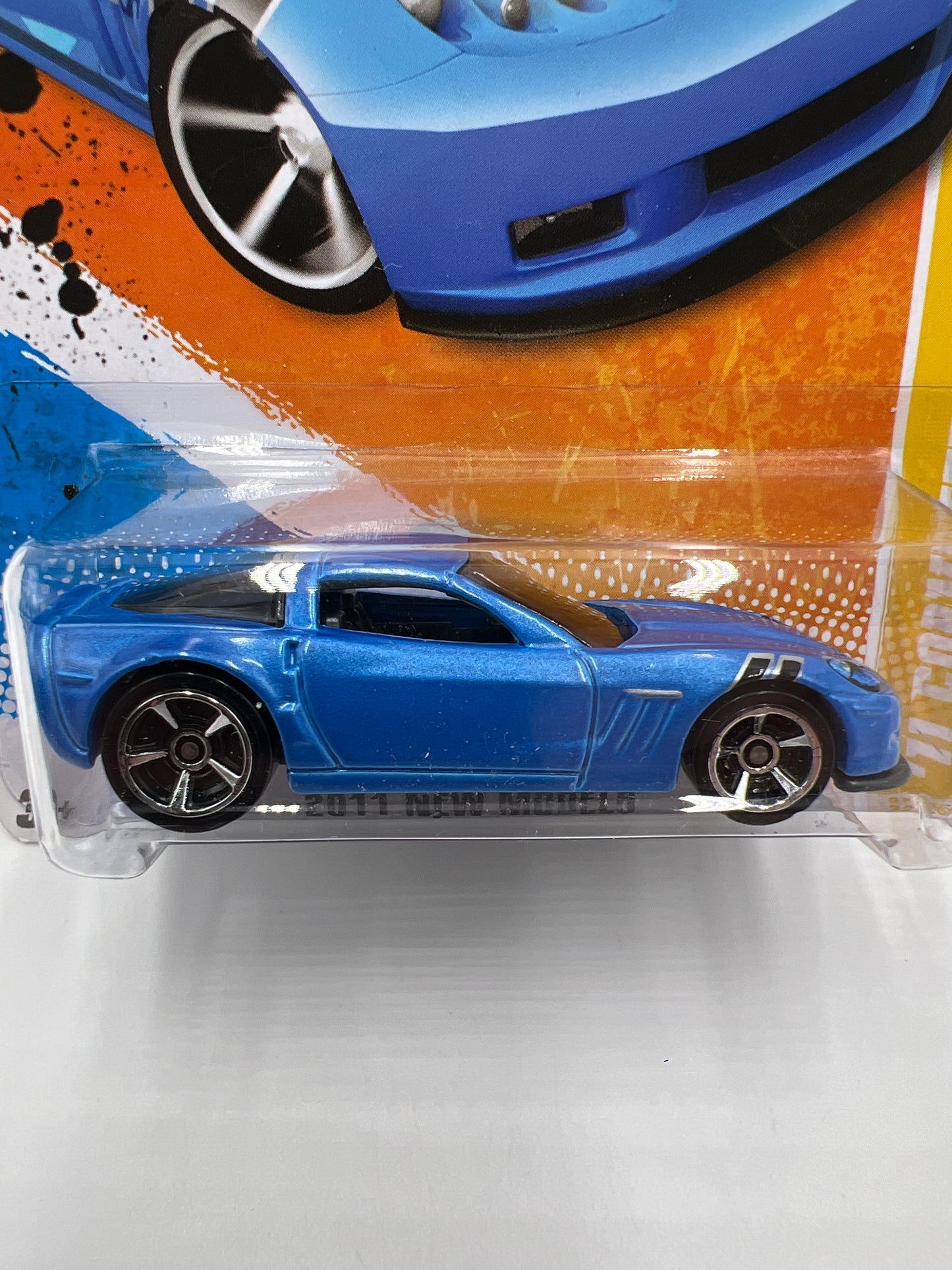 2011 Hot Wheels New Models #32 C6 Corvette Grand Sport Blue 5C