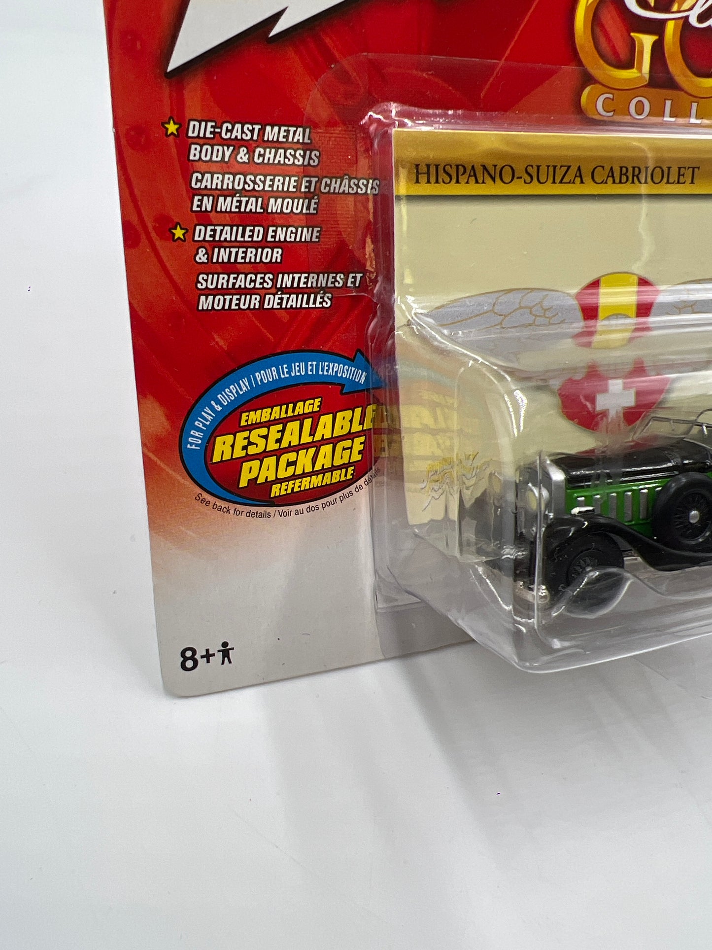 Johnny Lightning Classic Gold Collection Hispano-Suiza Cabriolet Green 228F