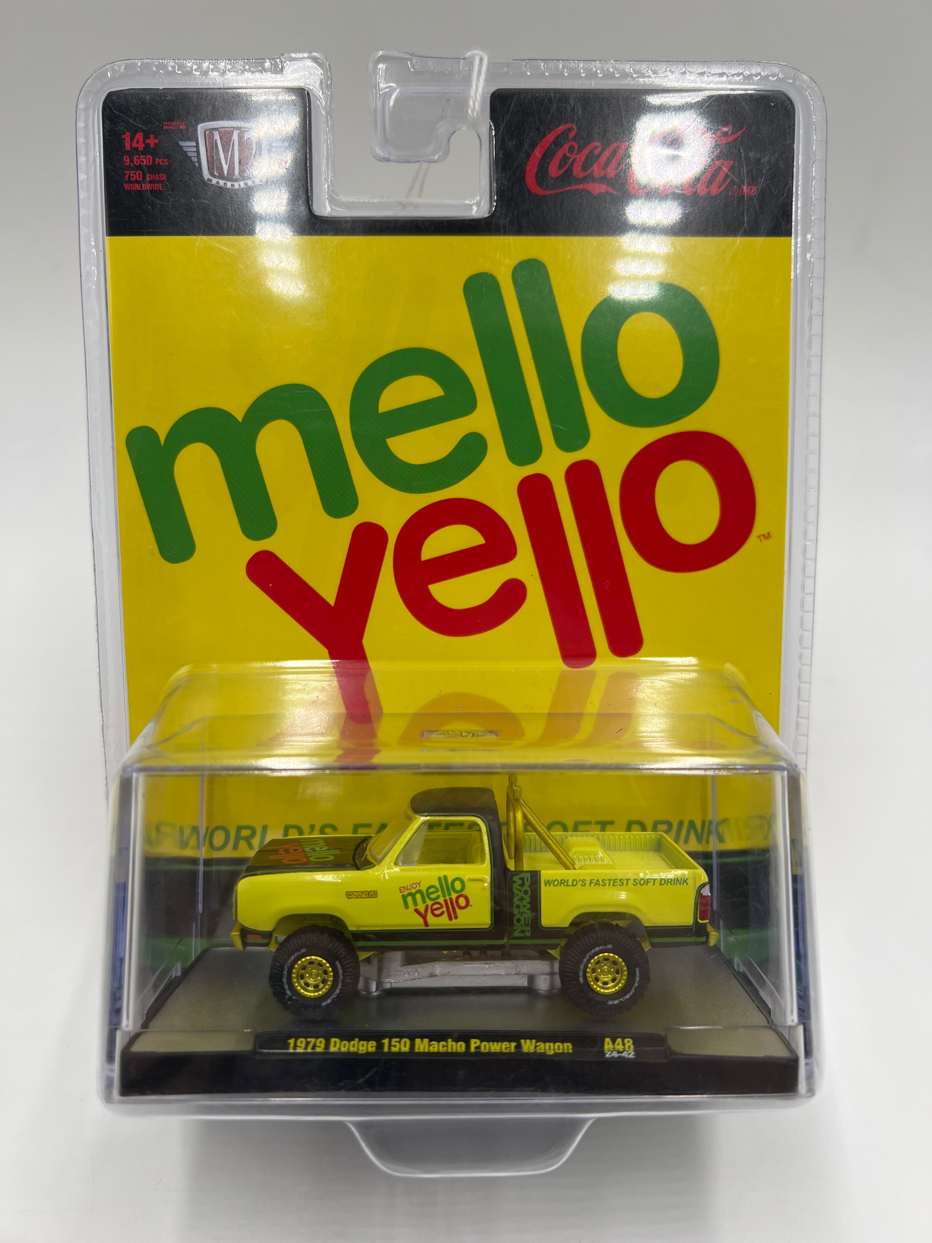 M2 Machines Coca Cola Mello Yello CHASE 1979 Dodge 150 Macho Power