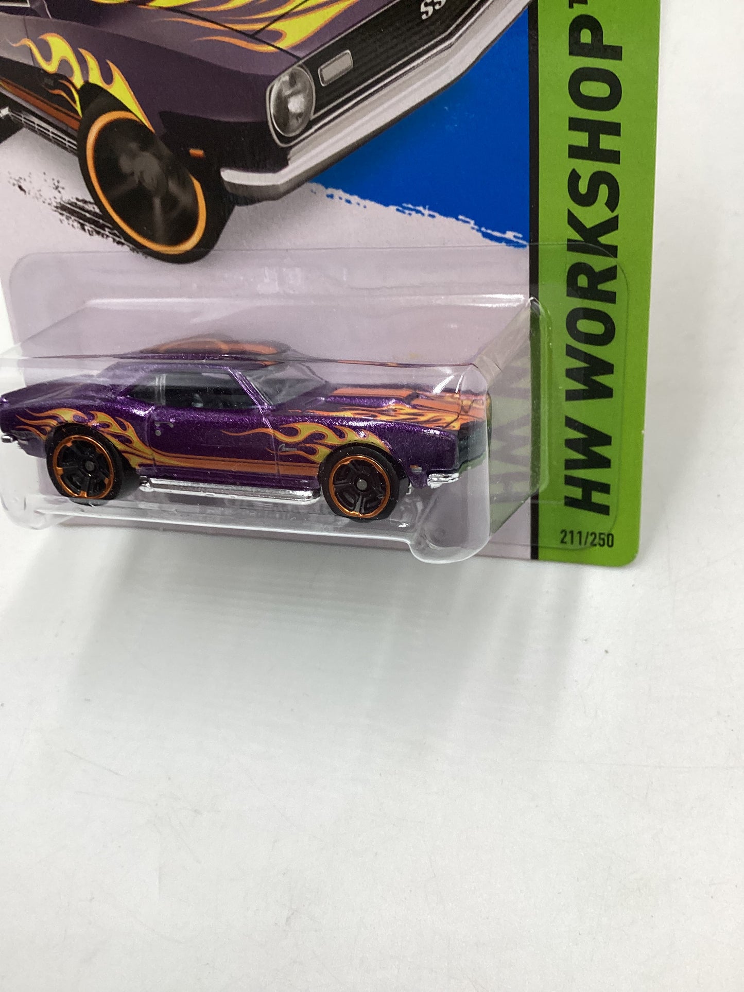 2015 Hot Wheels Workshop #211 68 Copo Camaro Purple 10B