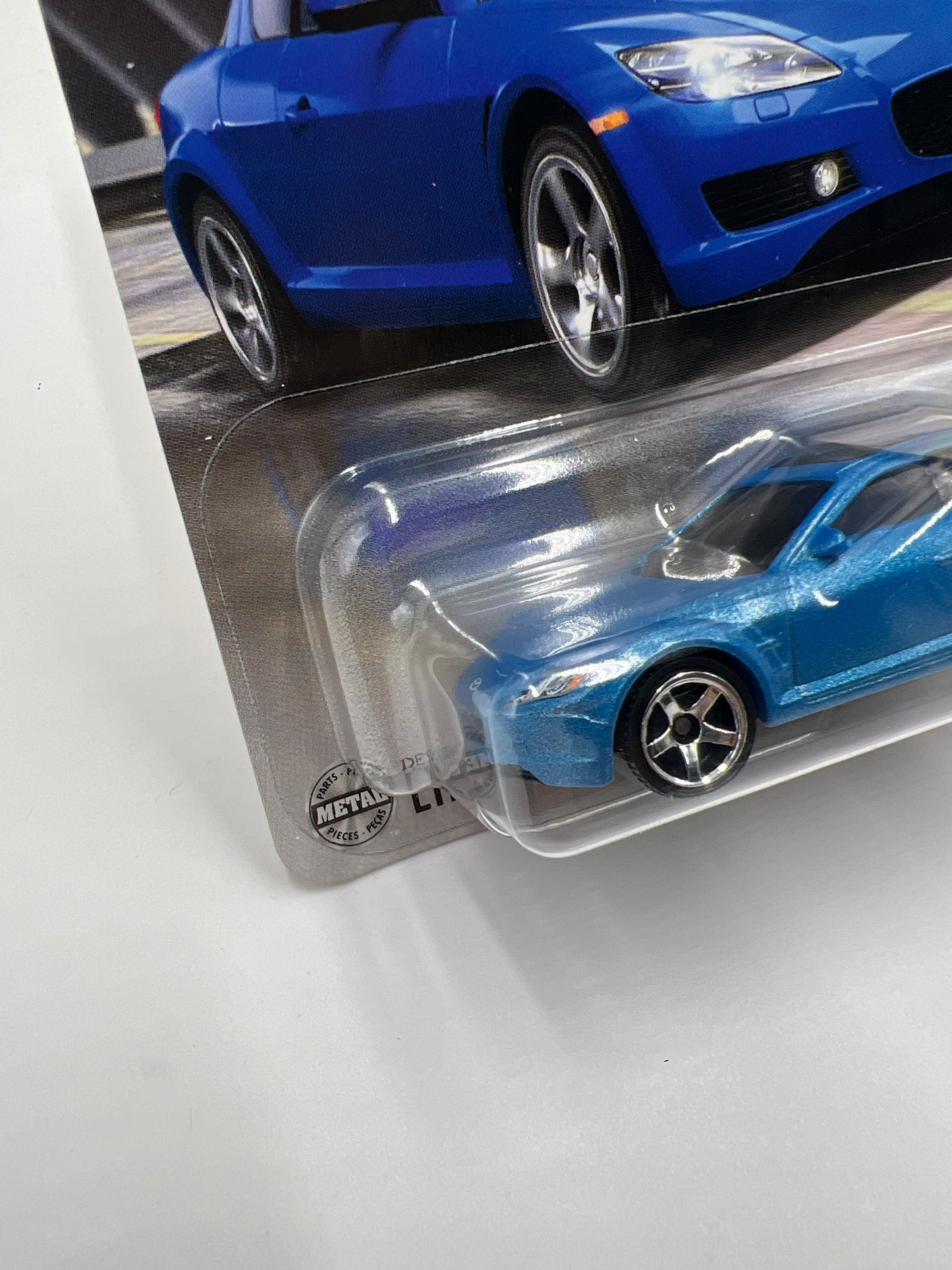 2025 Matchbox #10 2004 Mazda RX-8 Blue 215E