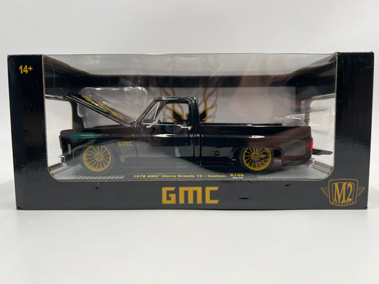 M2 Machines 1/24 Scale R108 1976 GMC Sierra Grande 15 Custom Black