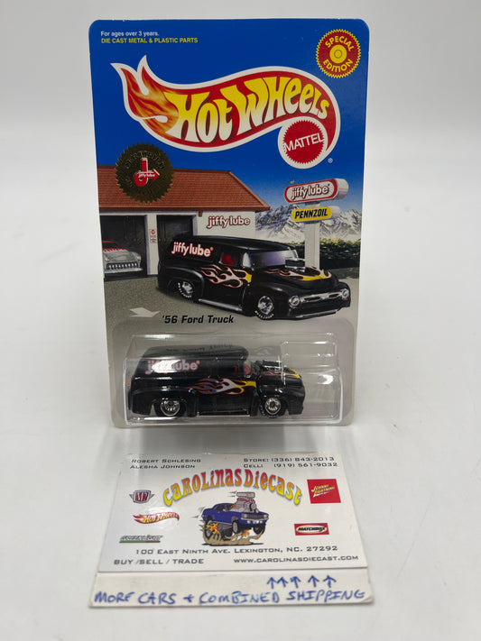 2000 Hot Wheels Special Edition Jiffy Lube Promo 56 Ford Truck Black