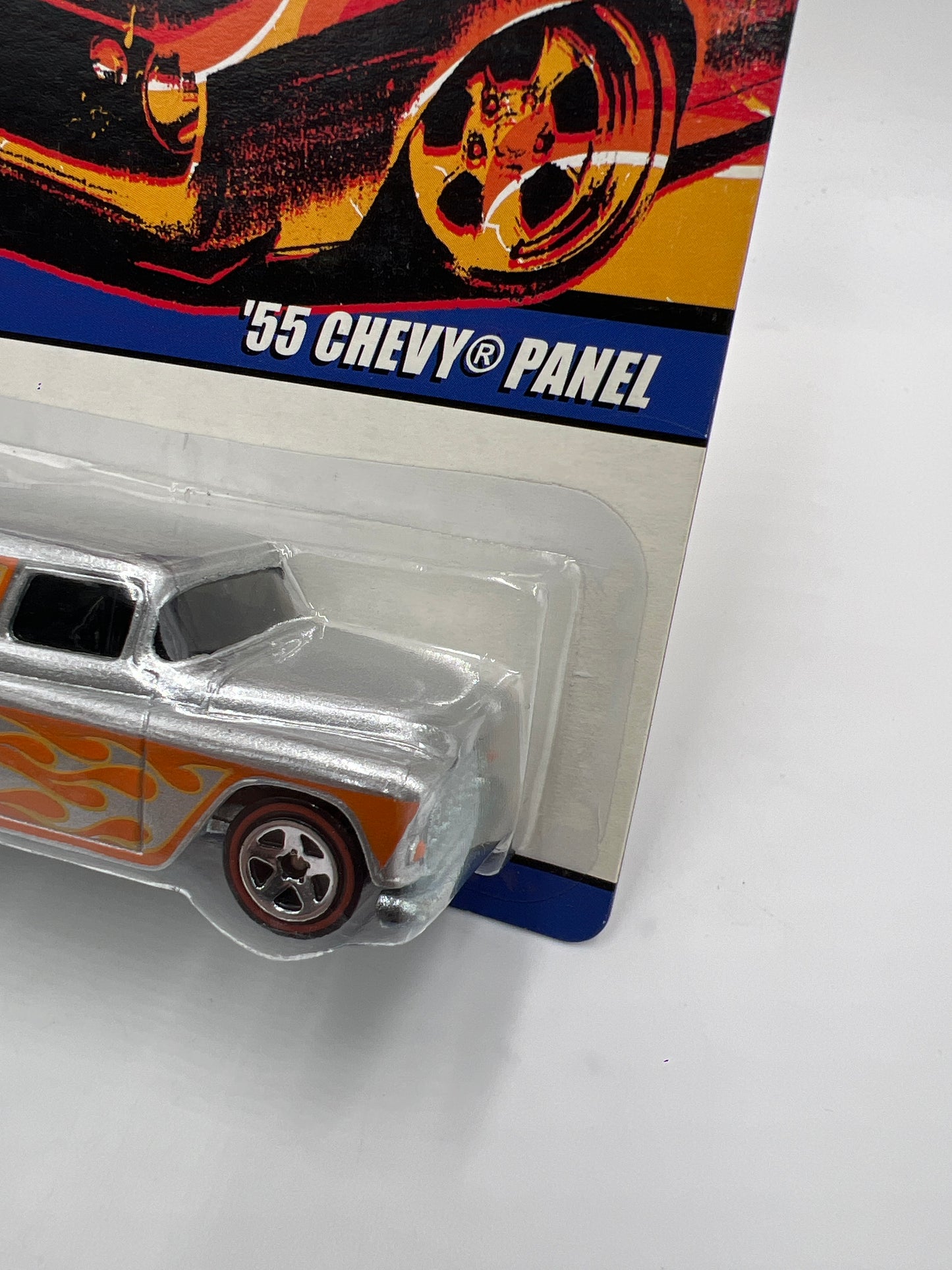 Hot Wheels Since 68 Top 40 #8 55 Chevy Panel Silver/Orange
